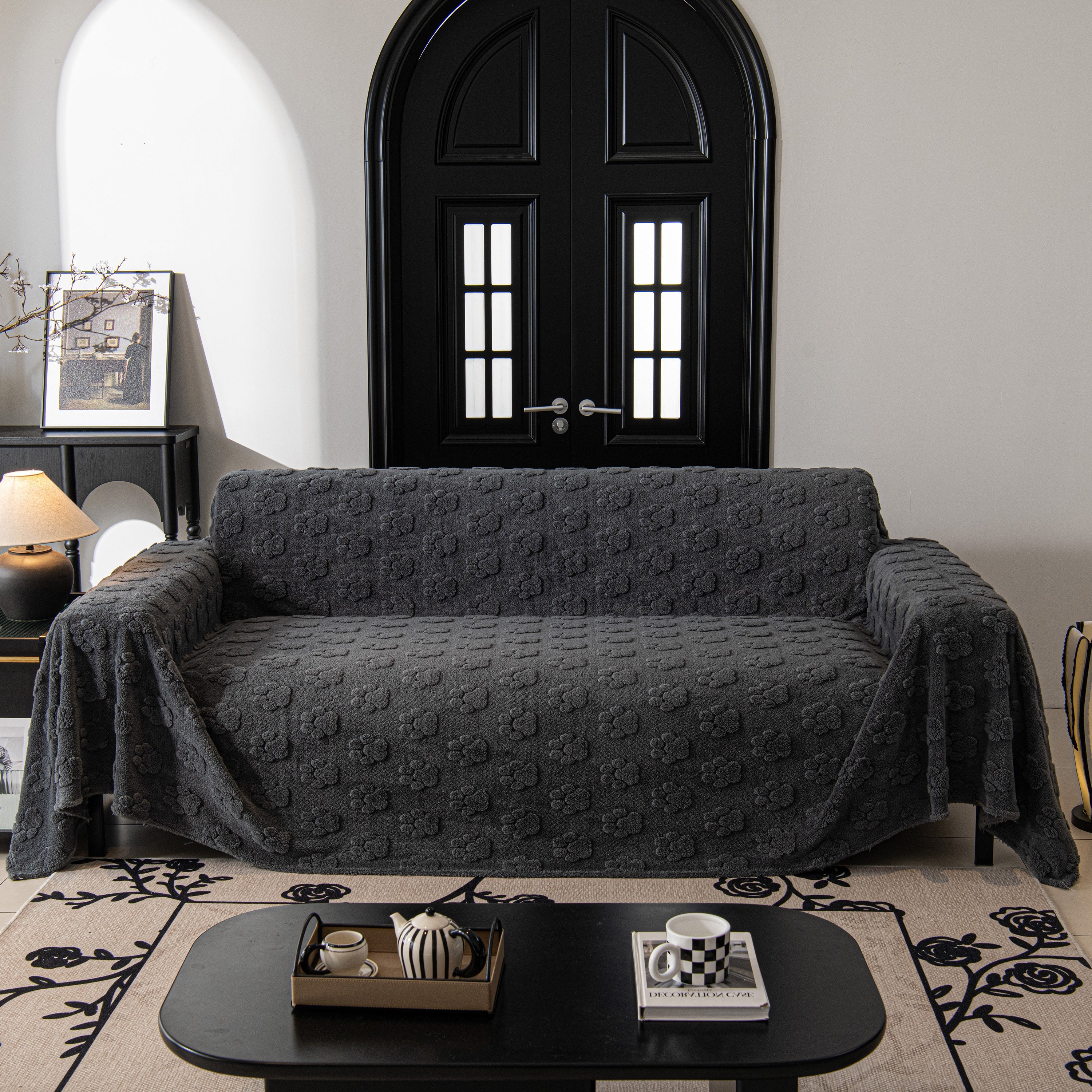 Plush Jacquard Blankets For The Sofa Soft Slipcover Sectional Cover Throws For Sofas