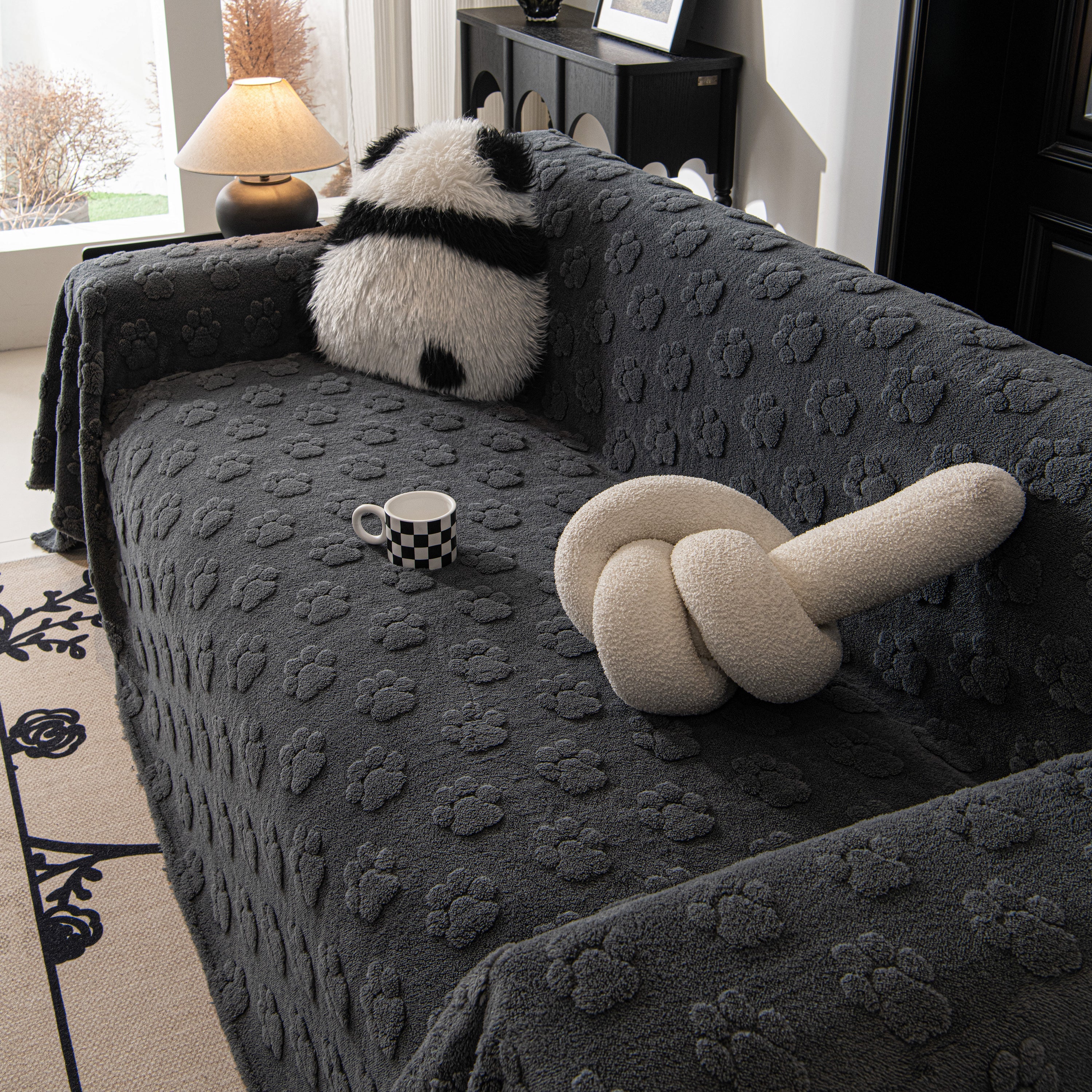 Plush Jacquard Blankets For The Sofa Soft Slipcover Sectional Cover Throws For Sofas