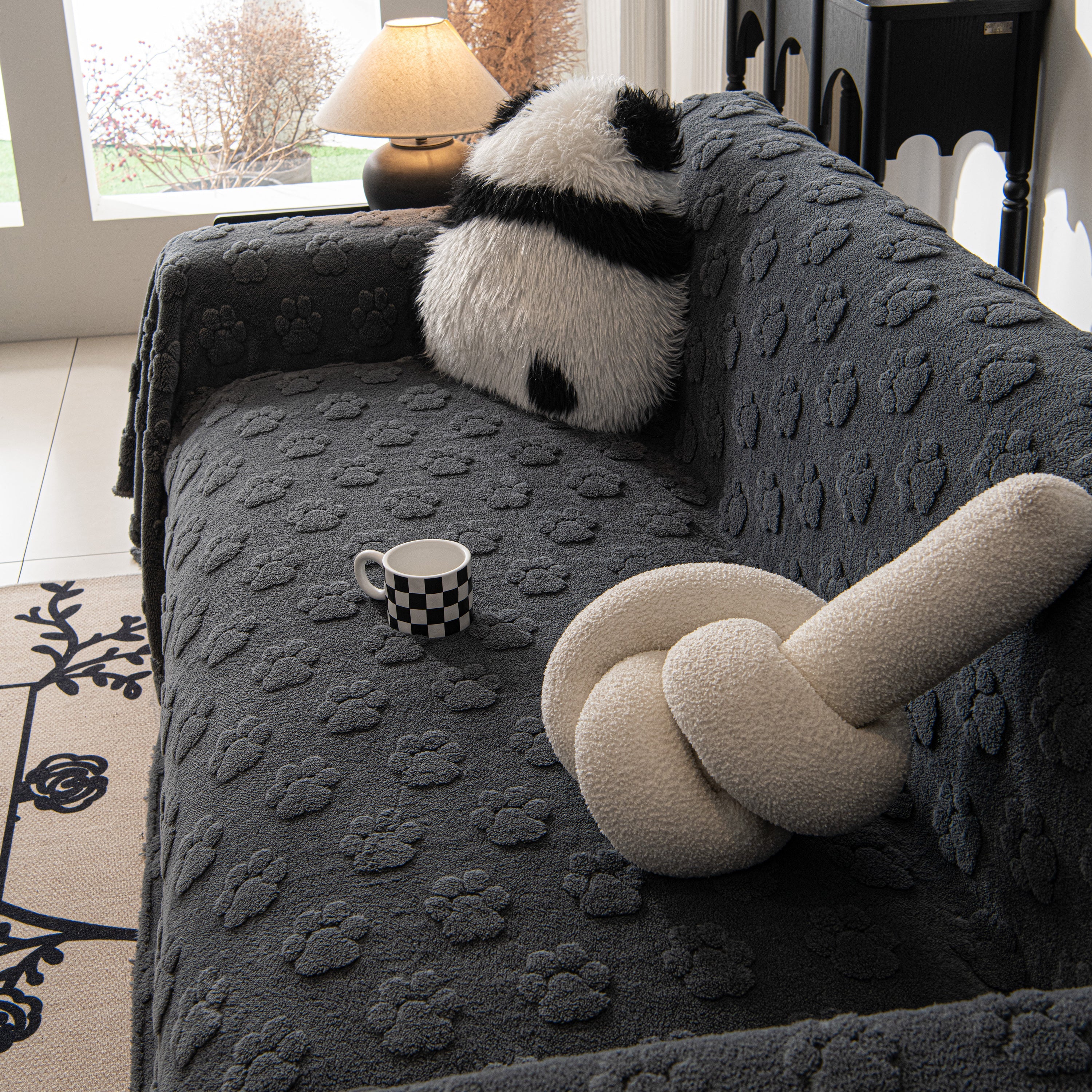 Plush Jacquard Blankets For The Sofa Soft Slipcover Sectional Cover Throws For Sofas
