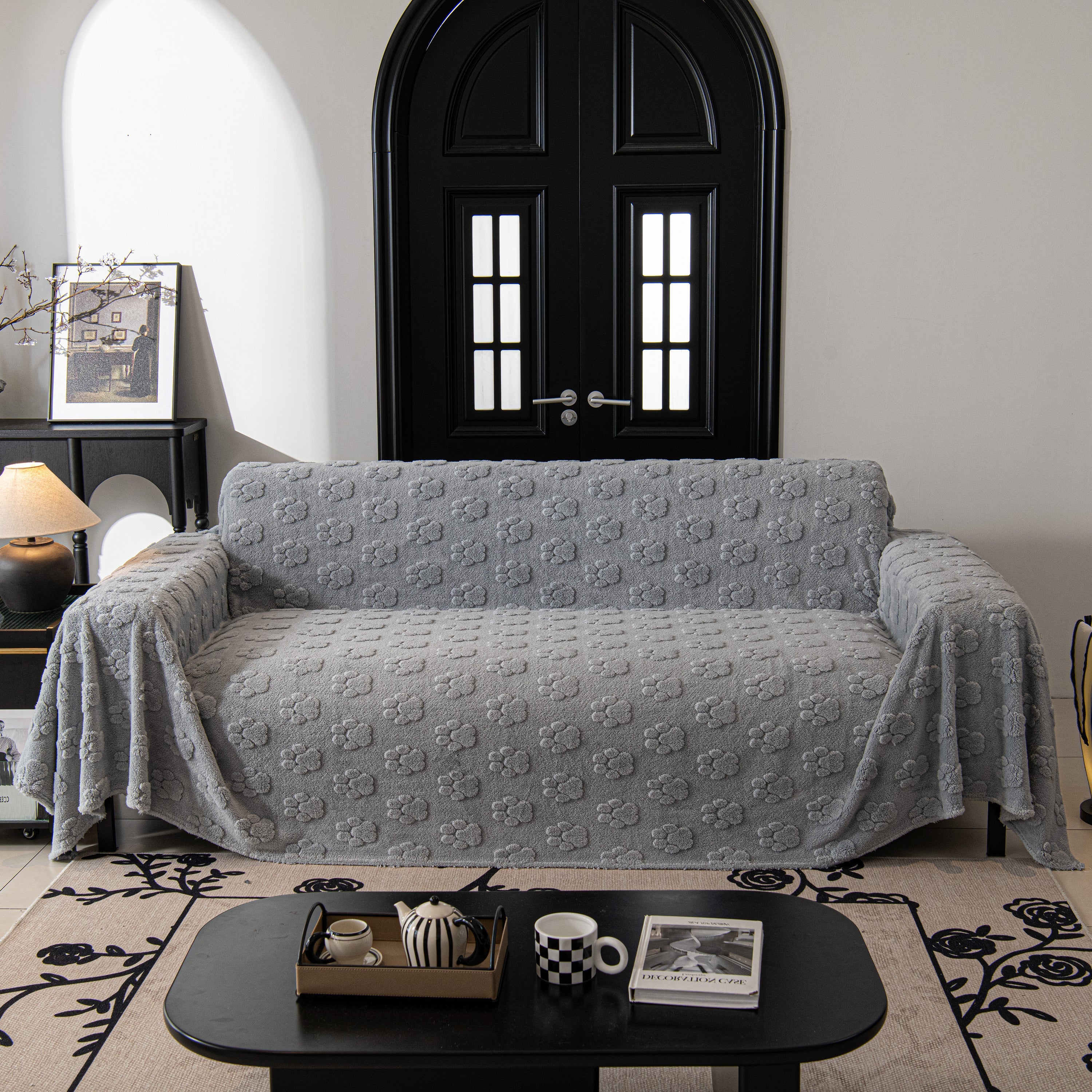 Plush Jacquard Blankets For The Sofa Soft Slipcover Sectional Cover Throws For Sofas