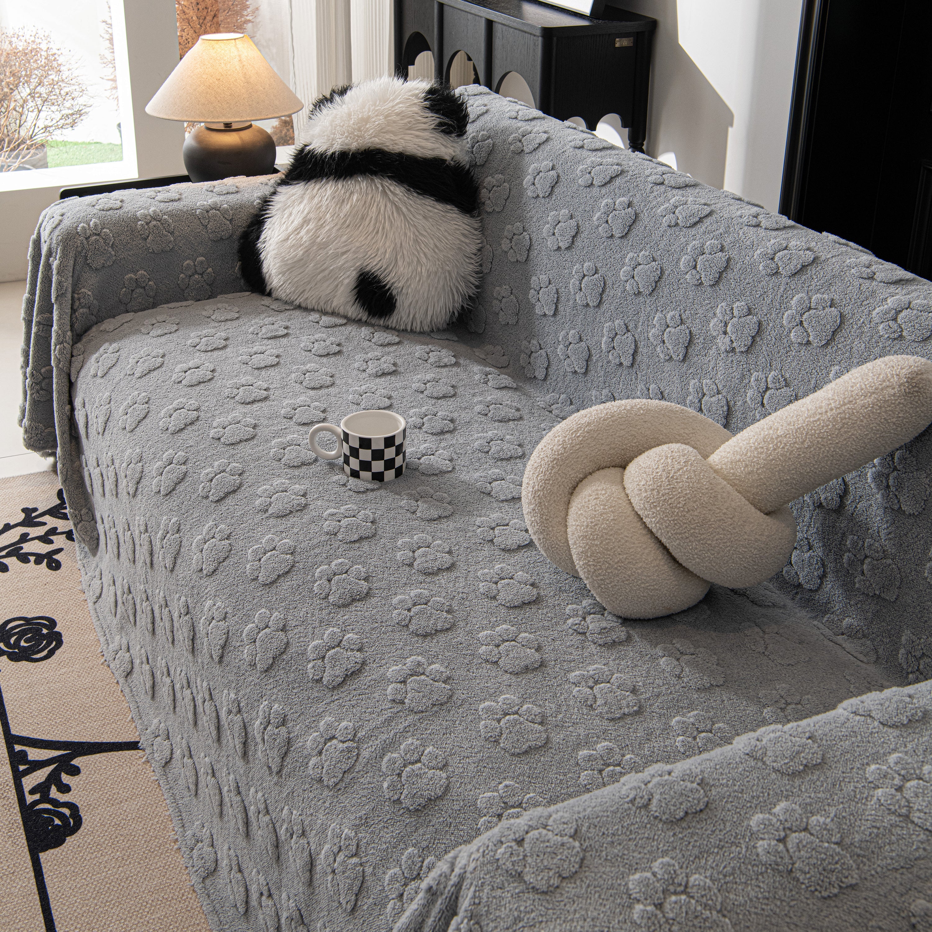 Plush Jacquard Blankets For The Sofa Soft Slipcover Sectional Cover Throws For Sofas