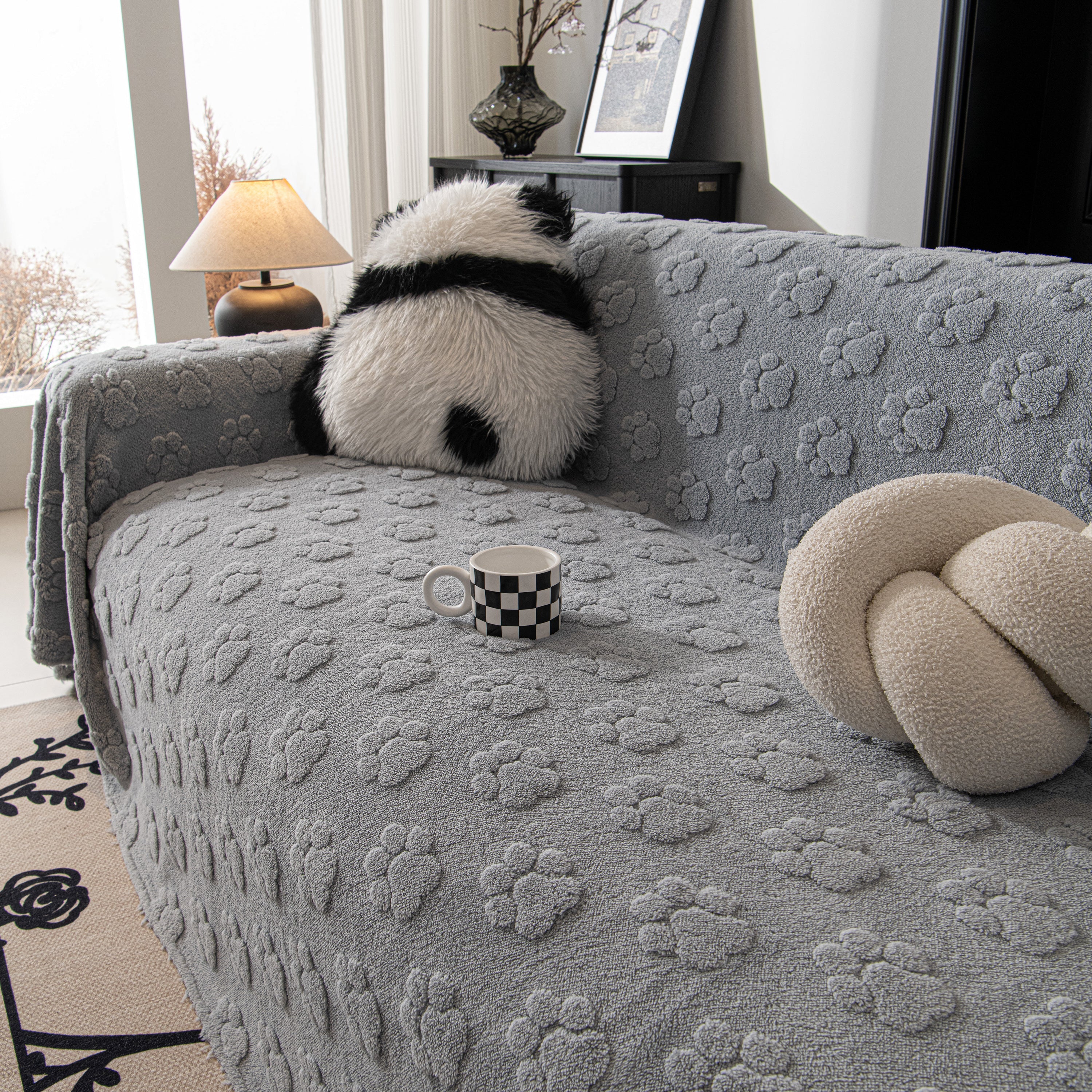 Plush Jacquard Blankets For The Sofa Soft Slipcover Sectional Cover Throws For Sofas