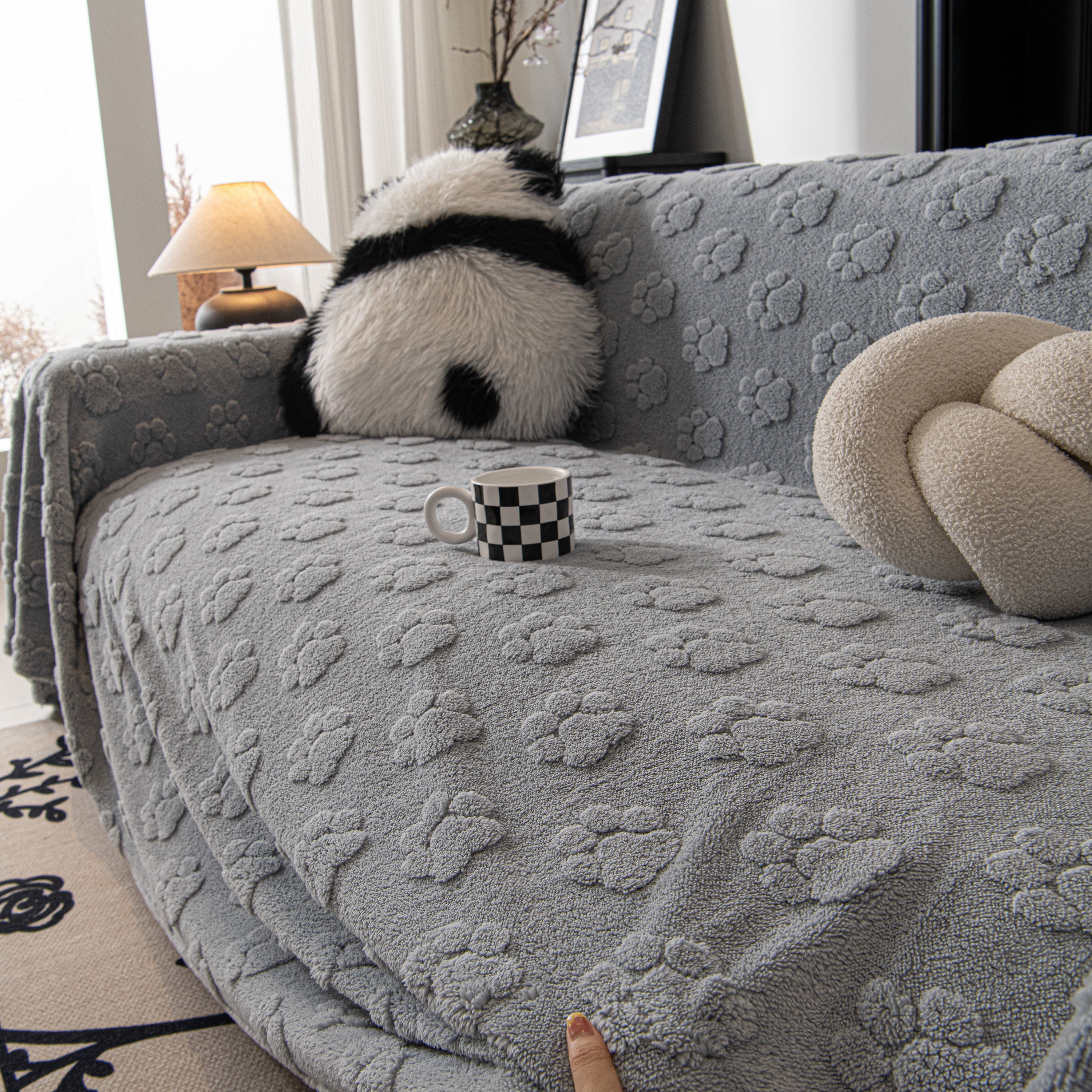 Plush Jacquard Blankets For The Sofa Soft Slipcover Sectional Cover Throws For Sofas