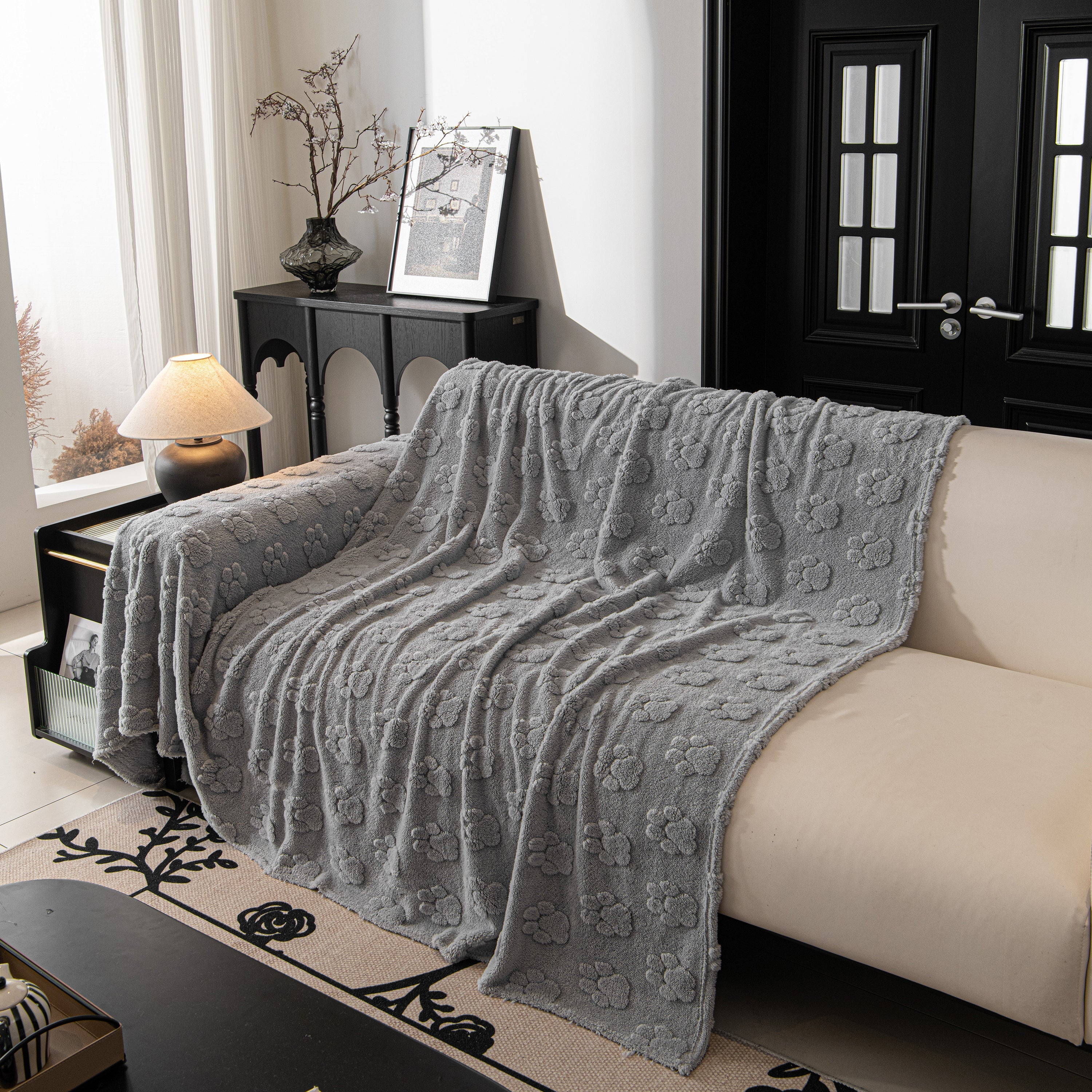 Plush Jacquard Blankets For The Sofa Soft Slipcover Sectional Cover Throws For Sofas