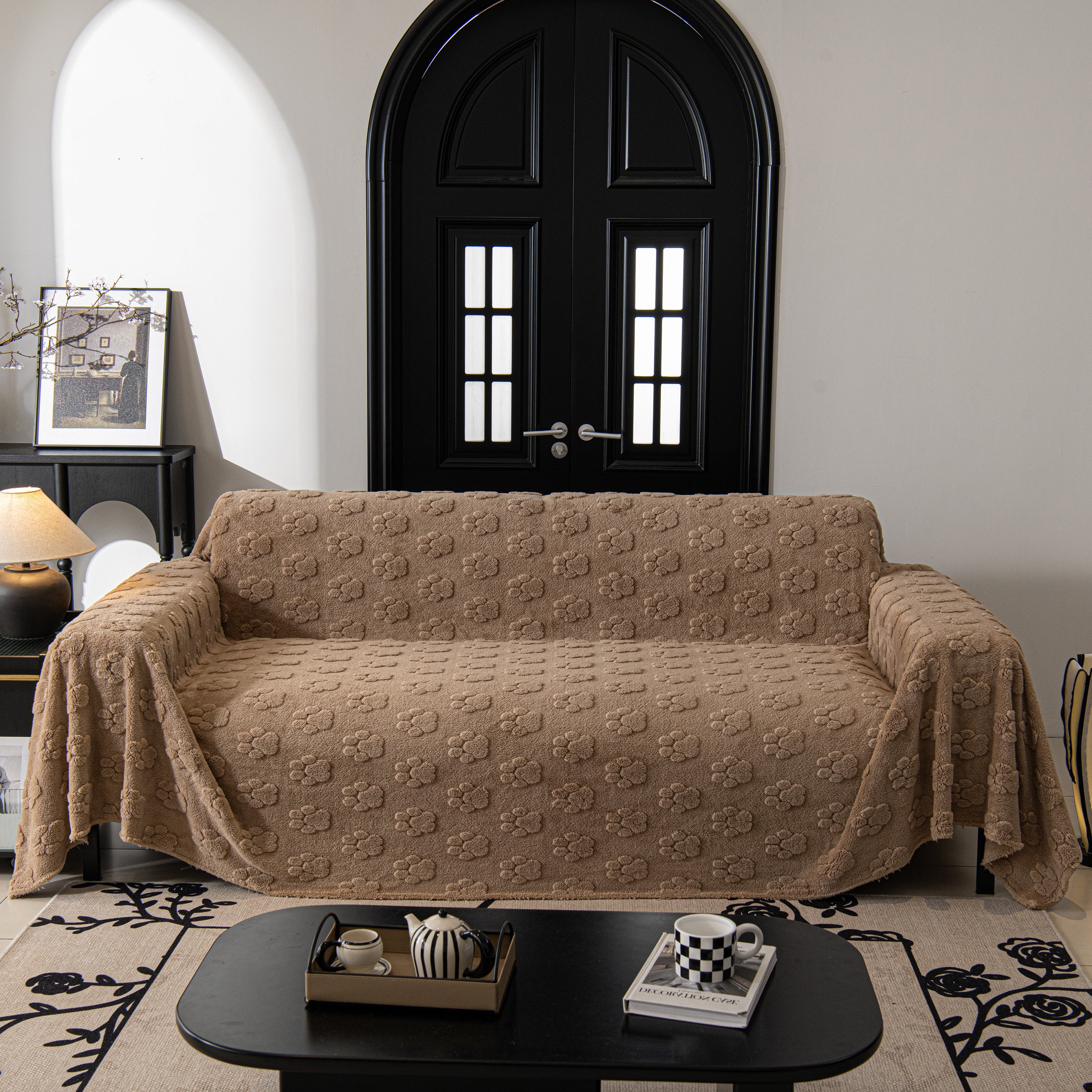 Plush Jacquard Blankets For The Sofa Soft Slipcover Sectional Cover Throws For Sofas