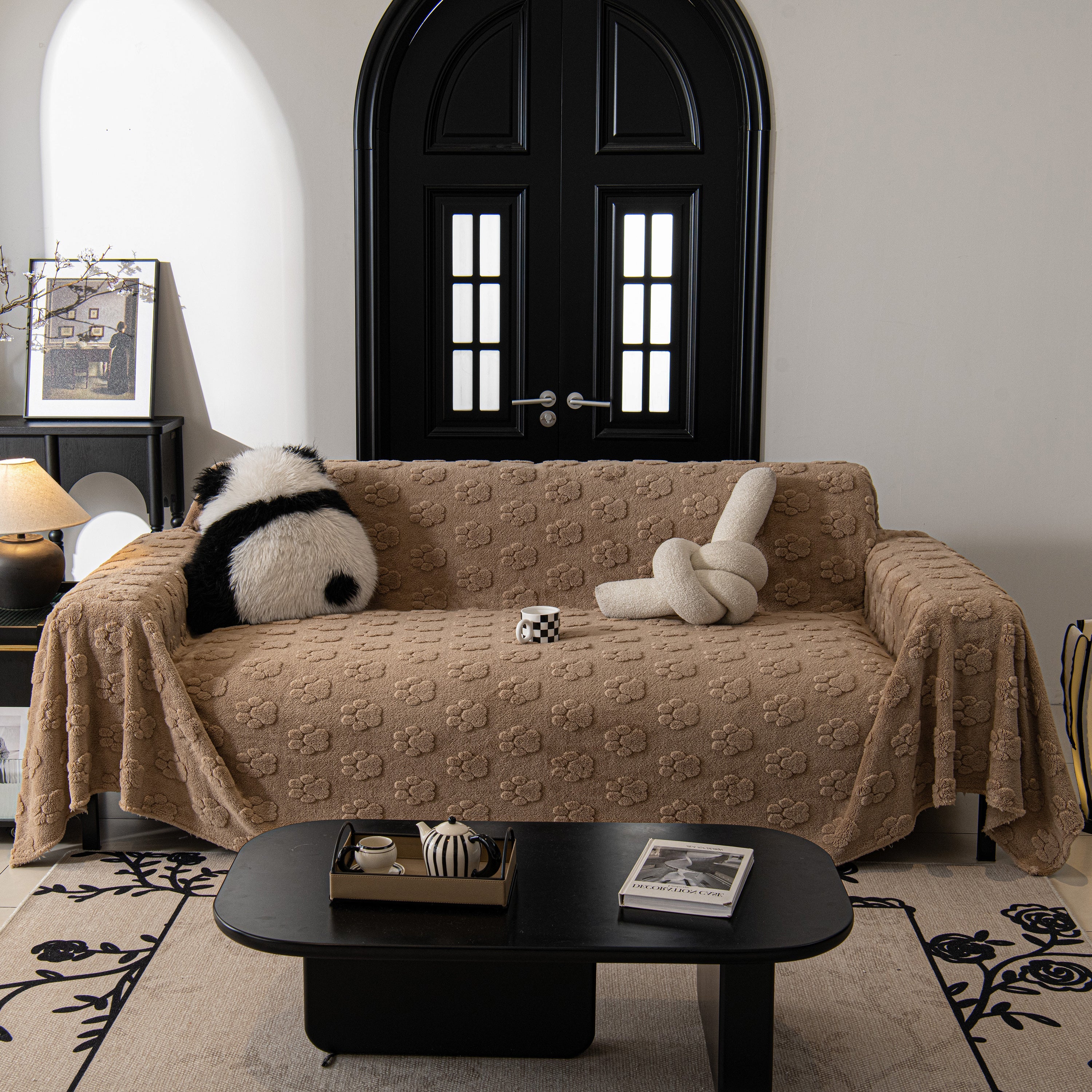 Plush Jacquard Blankets For The Sofa Soft Slipcover Sectional Cover Throws For Sofas
