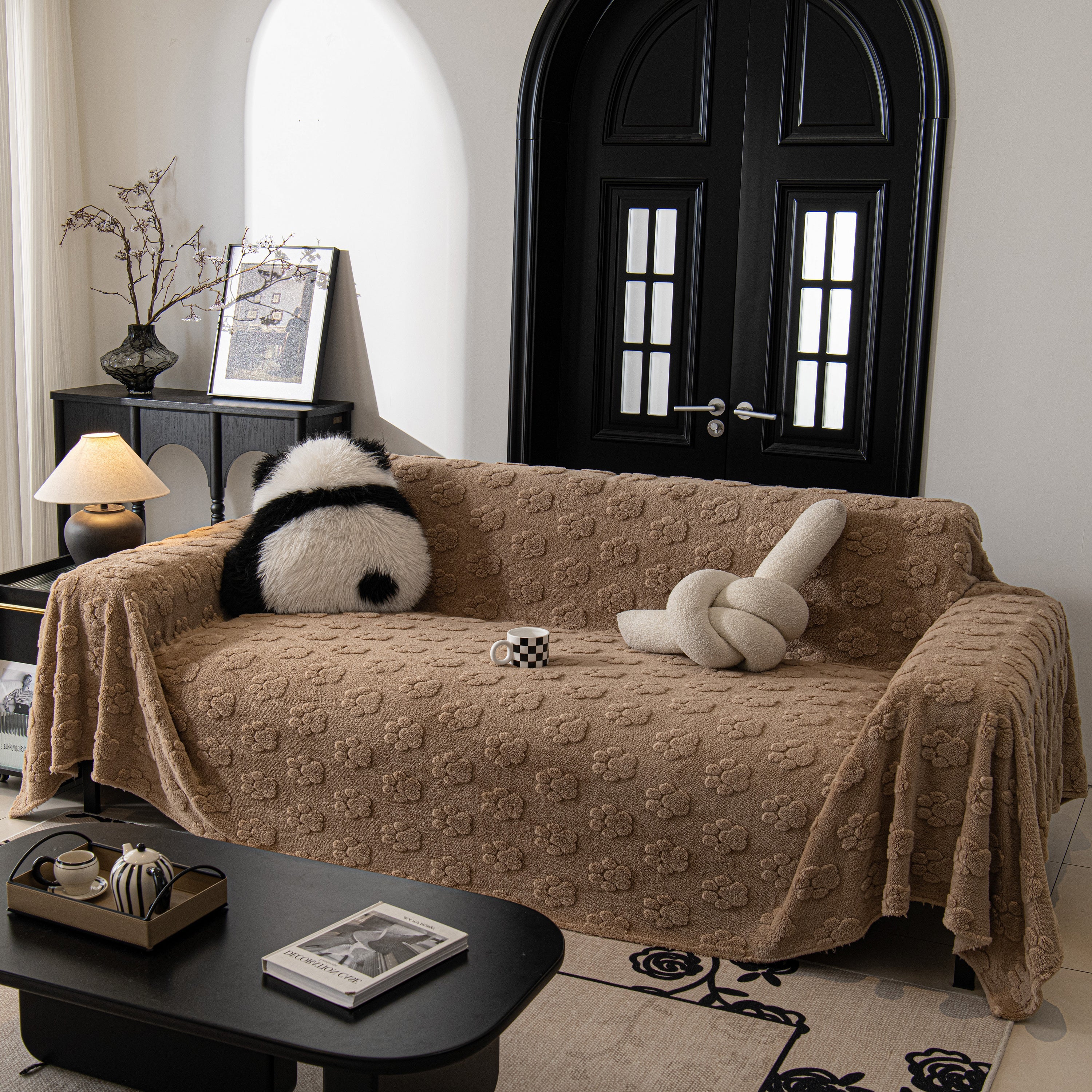 Plush Jacquard Blankets For The Sofa Soft Slipcover Sectional Cover Throws For Sofas