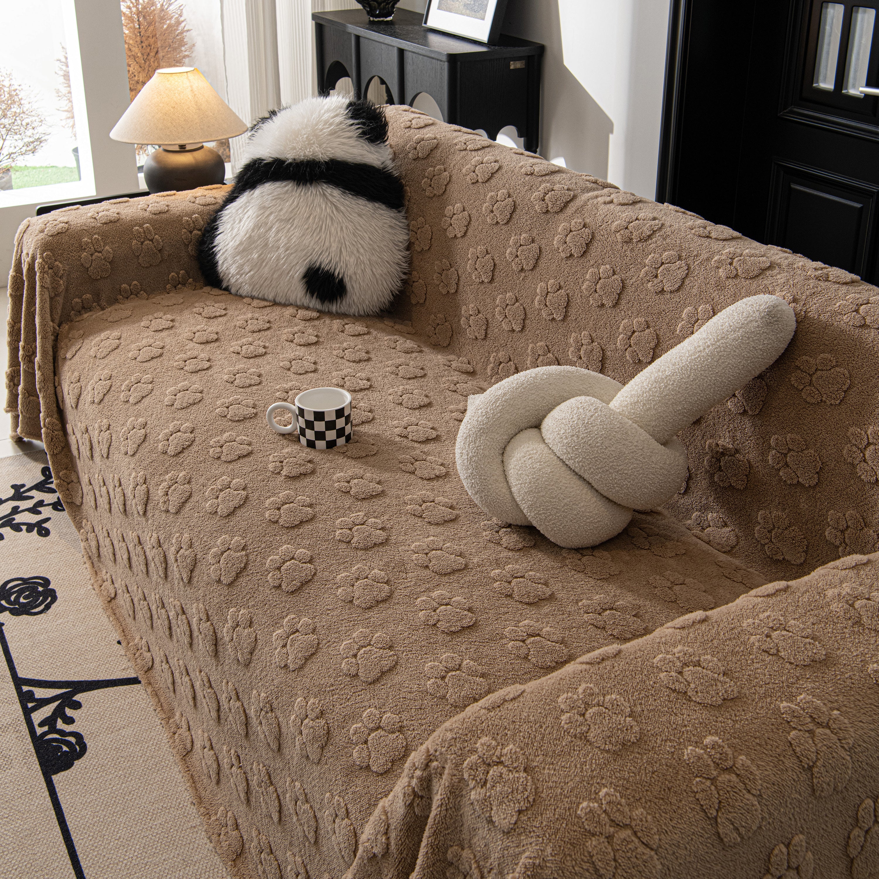 Plush Jacquard Blankets For The Sofa Soft Slipcover Sectional Cover Throws For Sofas