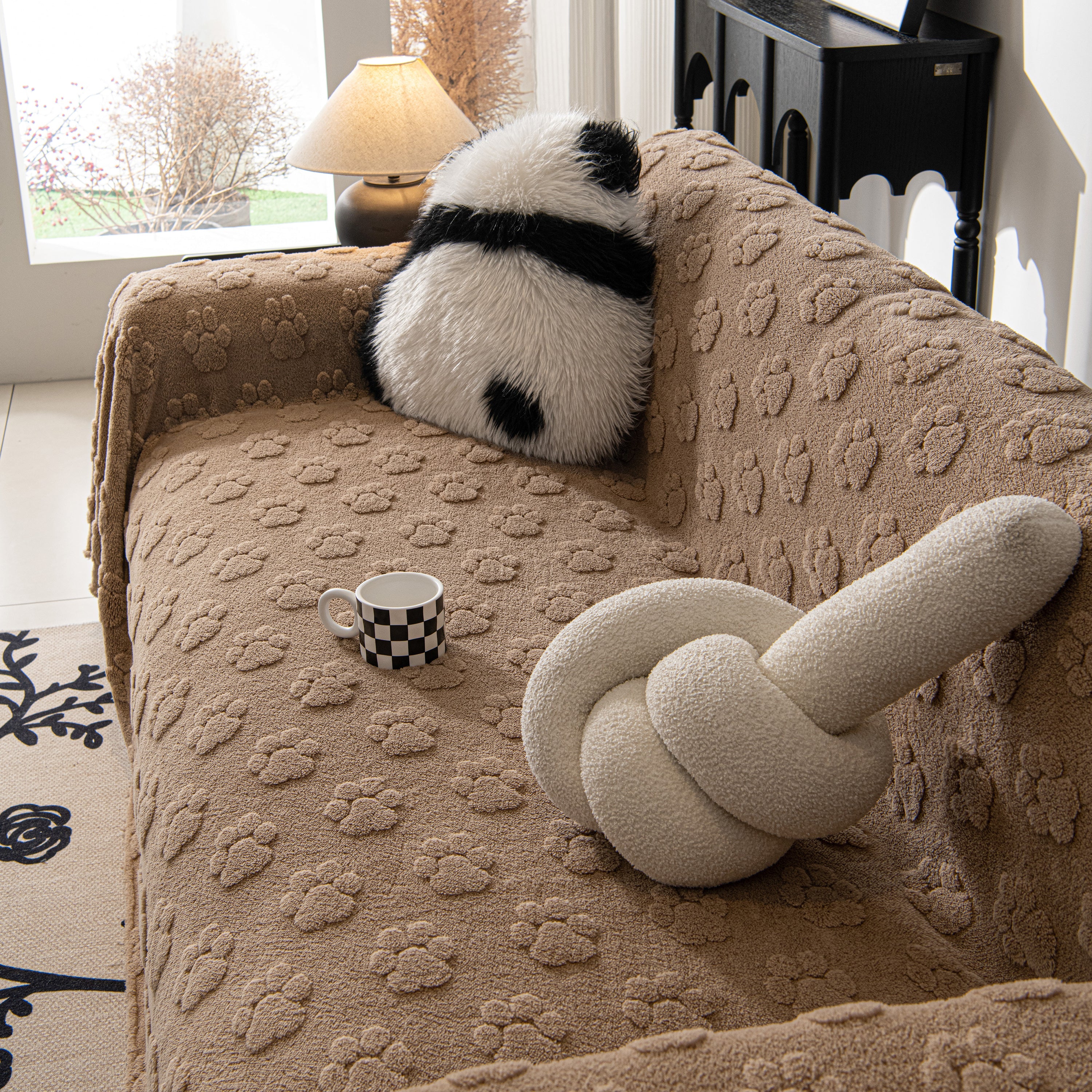 Plush Jacquard Blankets For The Sofa Soft Slipcover Sectional Cover Throws For Sofas