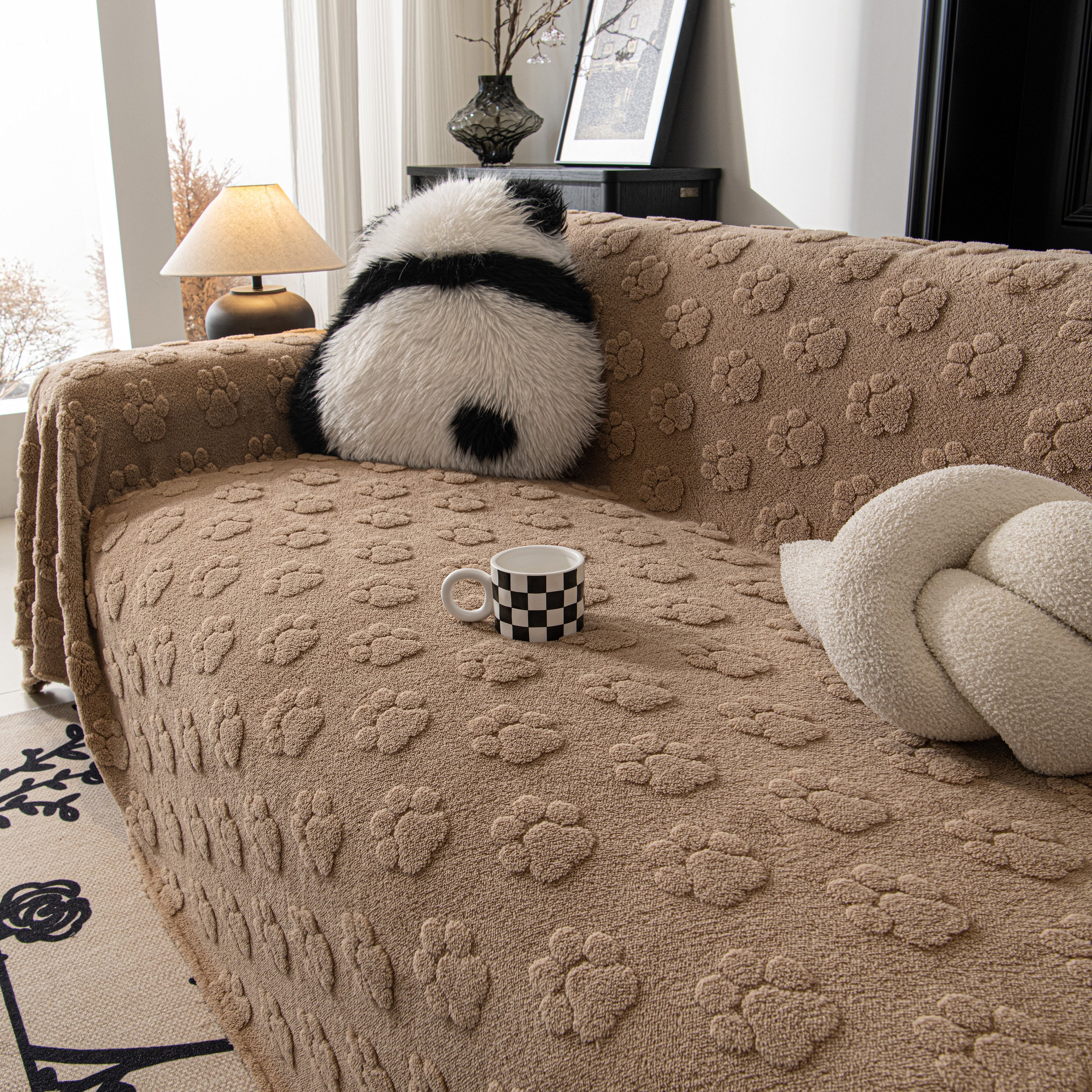 Plush Jacquard Blankets For The Sofa Soft Slipcover Sectional Cover Throws For Sofas