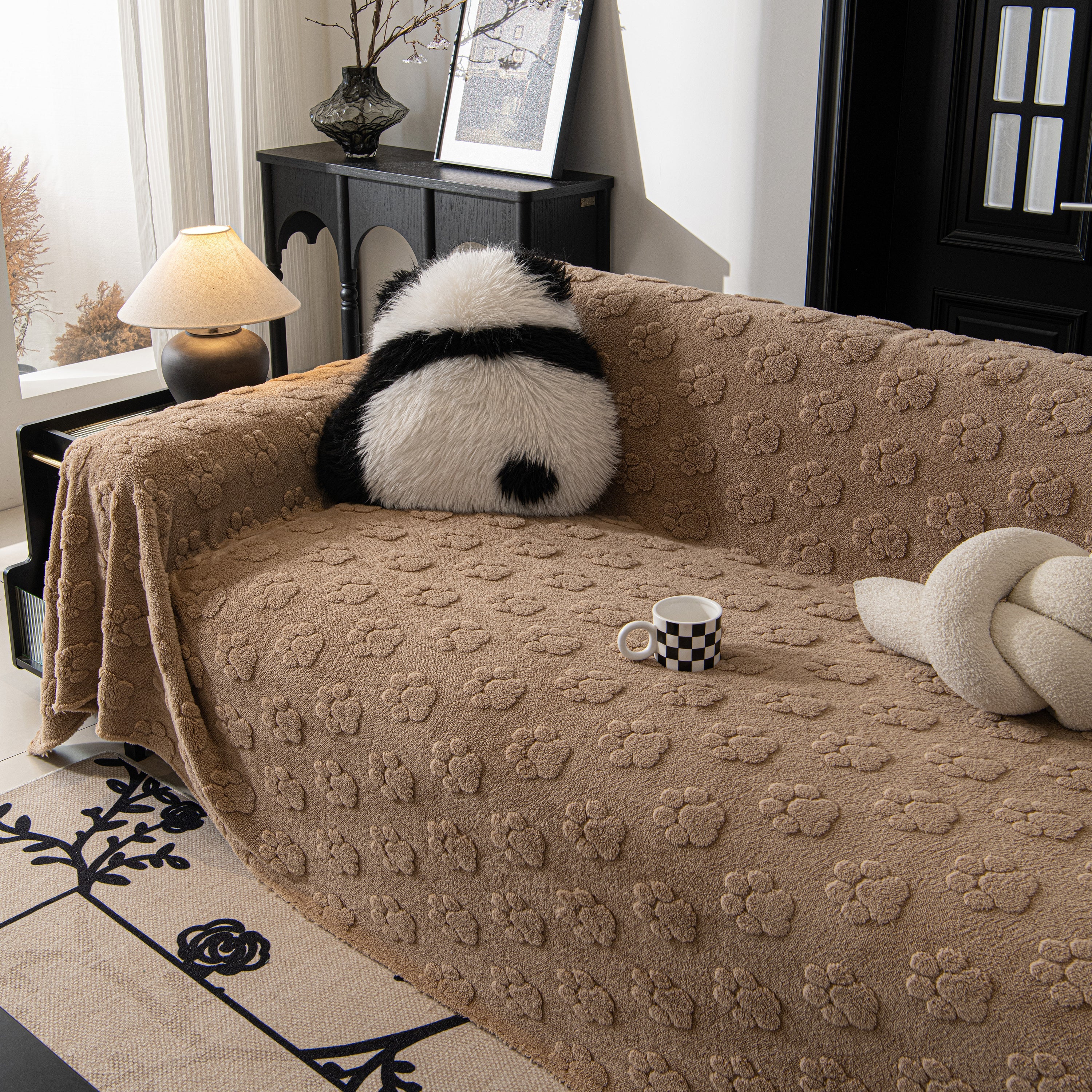 Plush Jacquard Blankets For The Sofa Soft Slipcover Sectional Cover Throws For Sofas