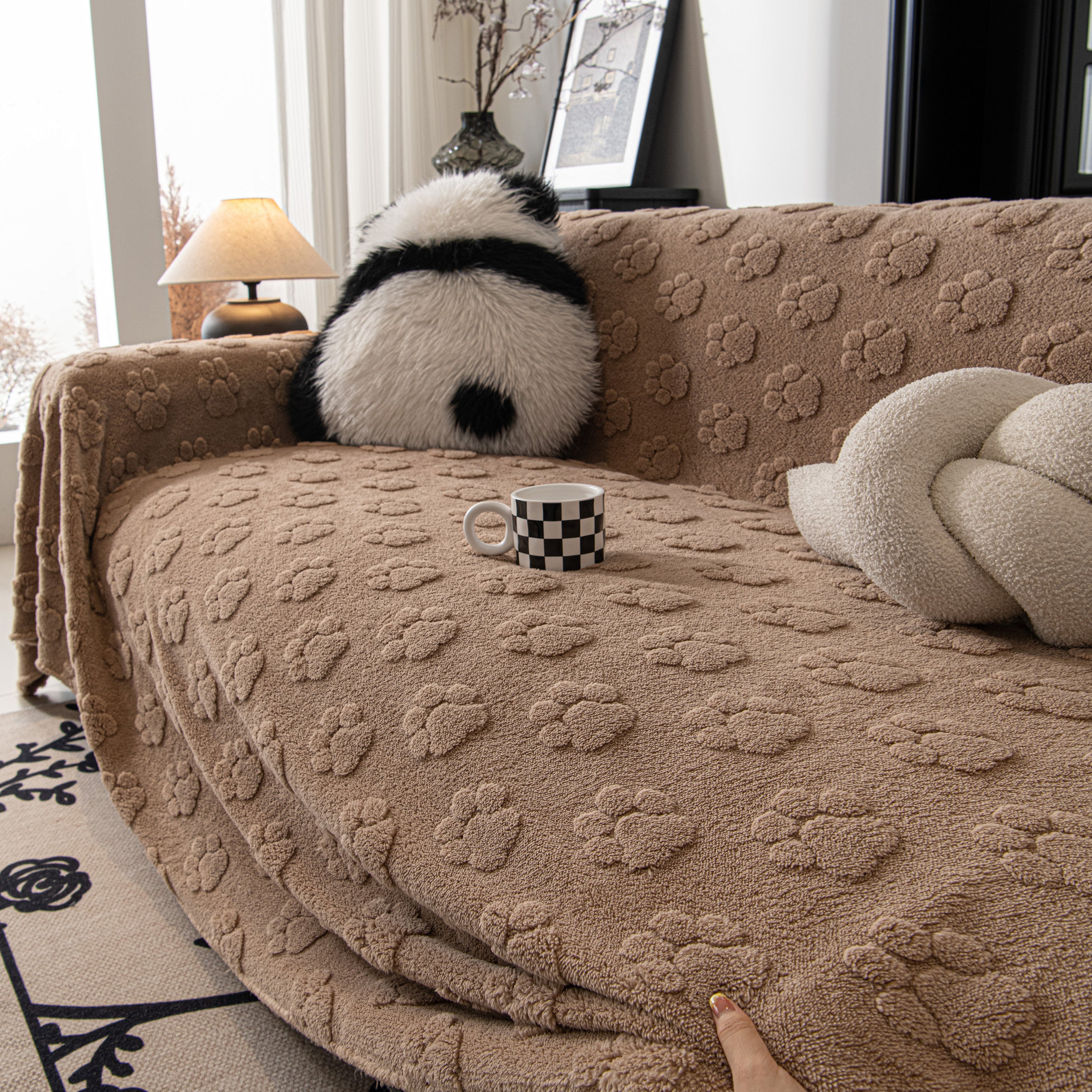 Plush Jacquard Blankets For The Sofa Soft Slipcover Sectional Cover Throws For Sofas