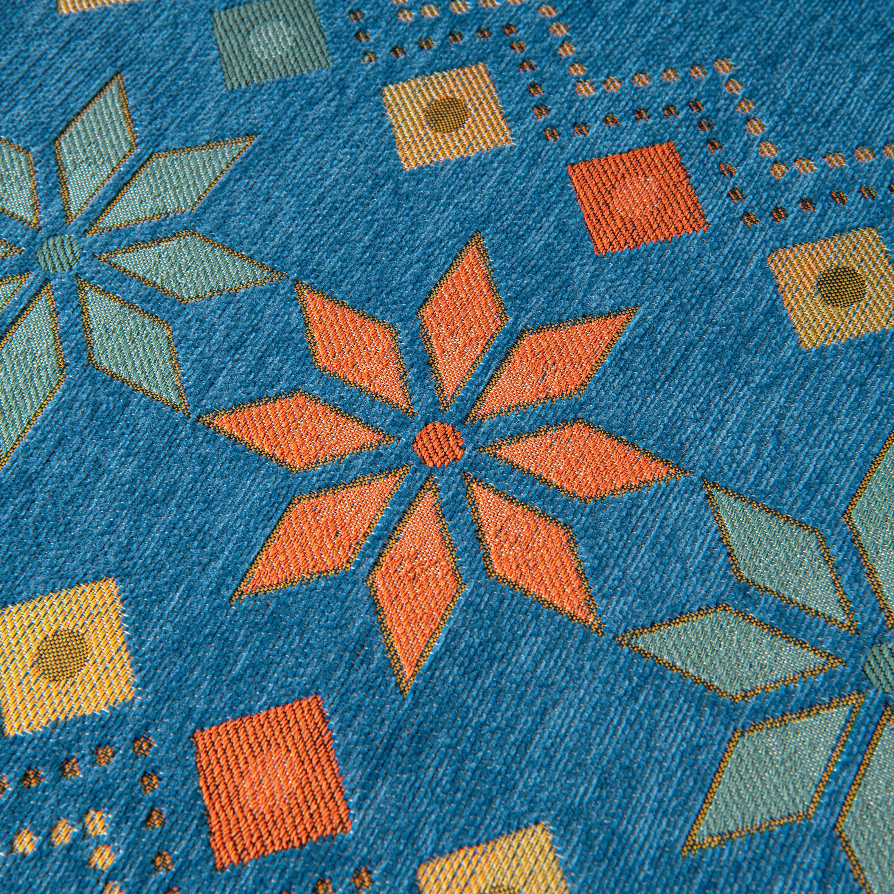 Bohemian Geometric Sofa Throw Cover, Cozy & Protective Ethnic-inspired Couch Cover