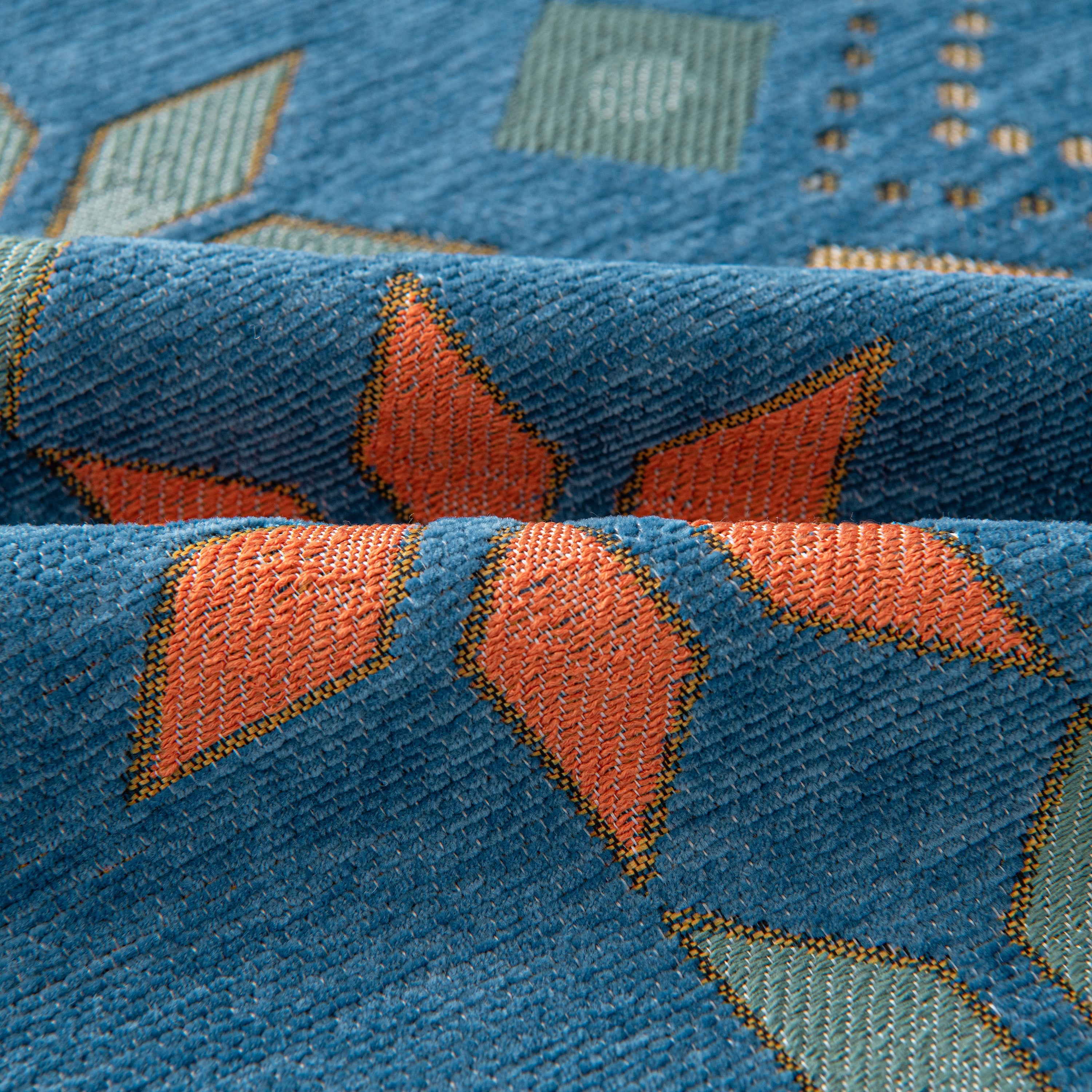 Bohemian Geometric Sofa Throw Cover, Cozy & Protective Ethnic-inspired Couch Cover