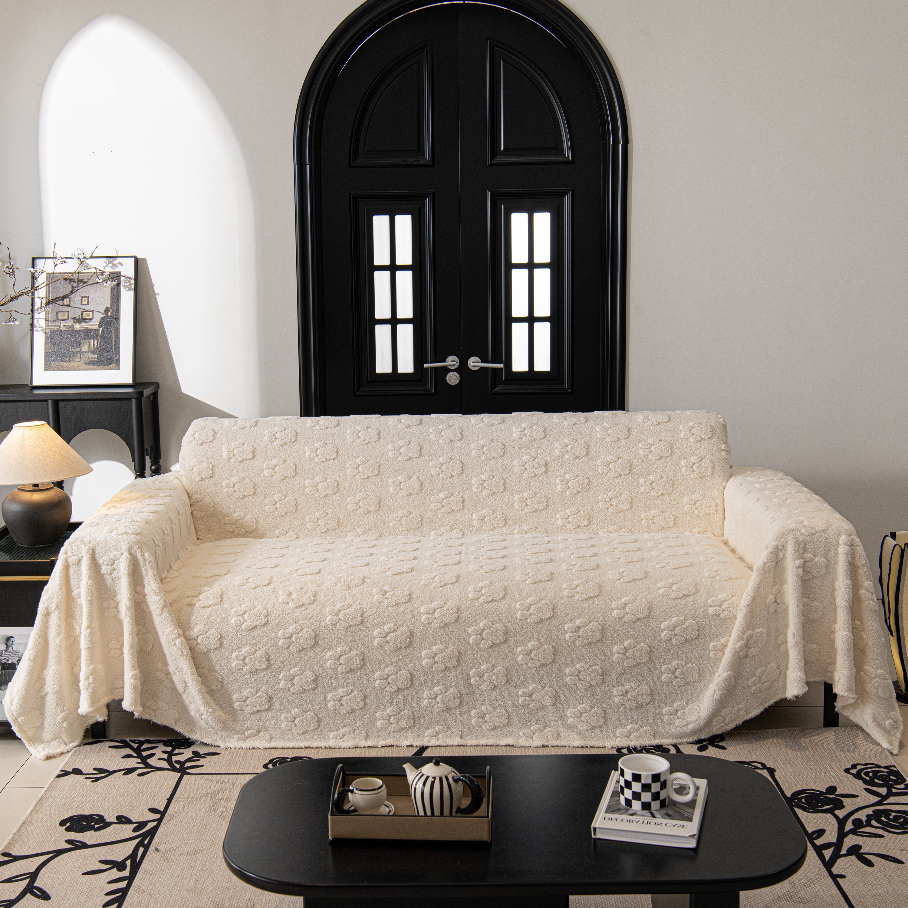 Plush Jacquard Blankets For The Sofa Soft Slipcover Sectional Cover Throws For Sofas