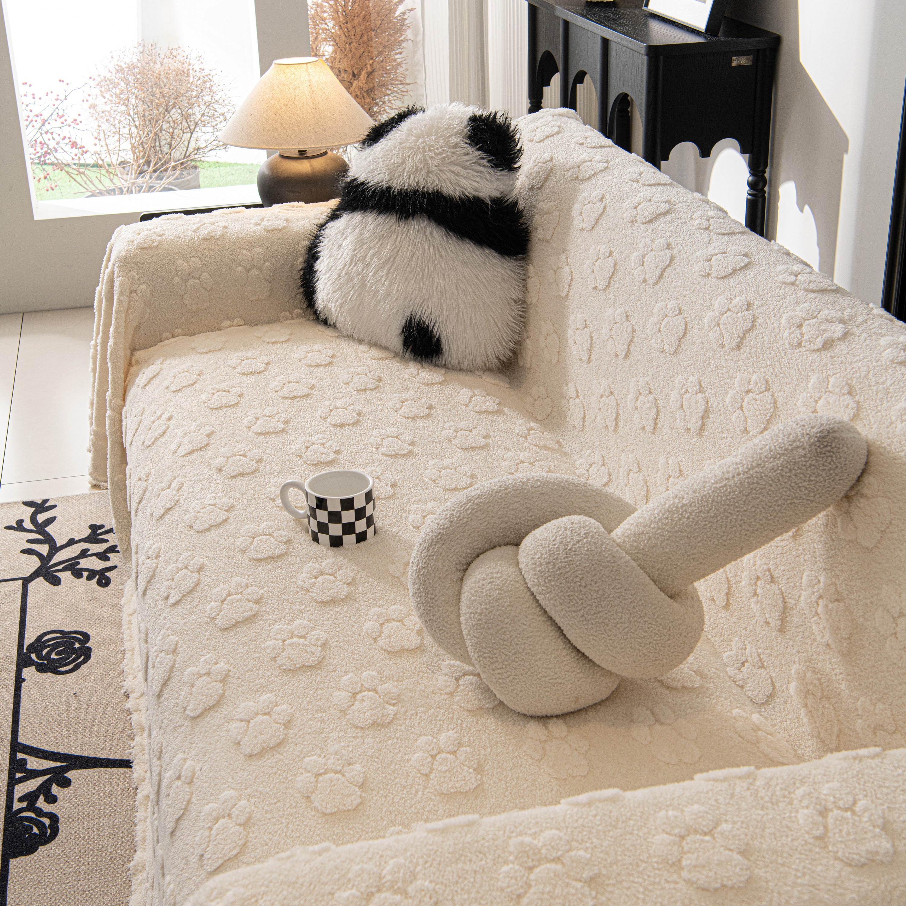 Plush Jacquard Blankets For The Sofa Soft Slipcover Sectional Cover Throws For Sofas