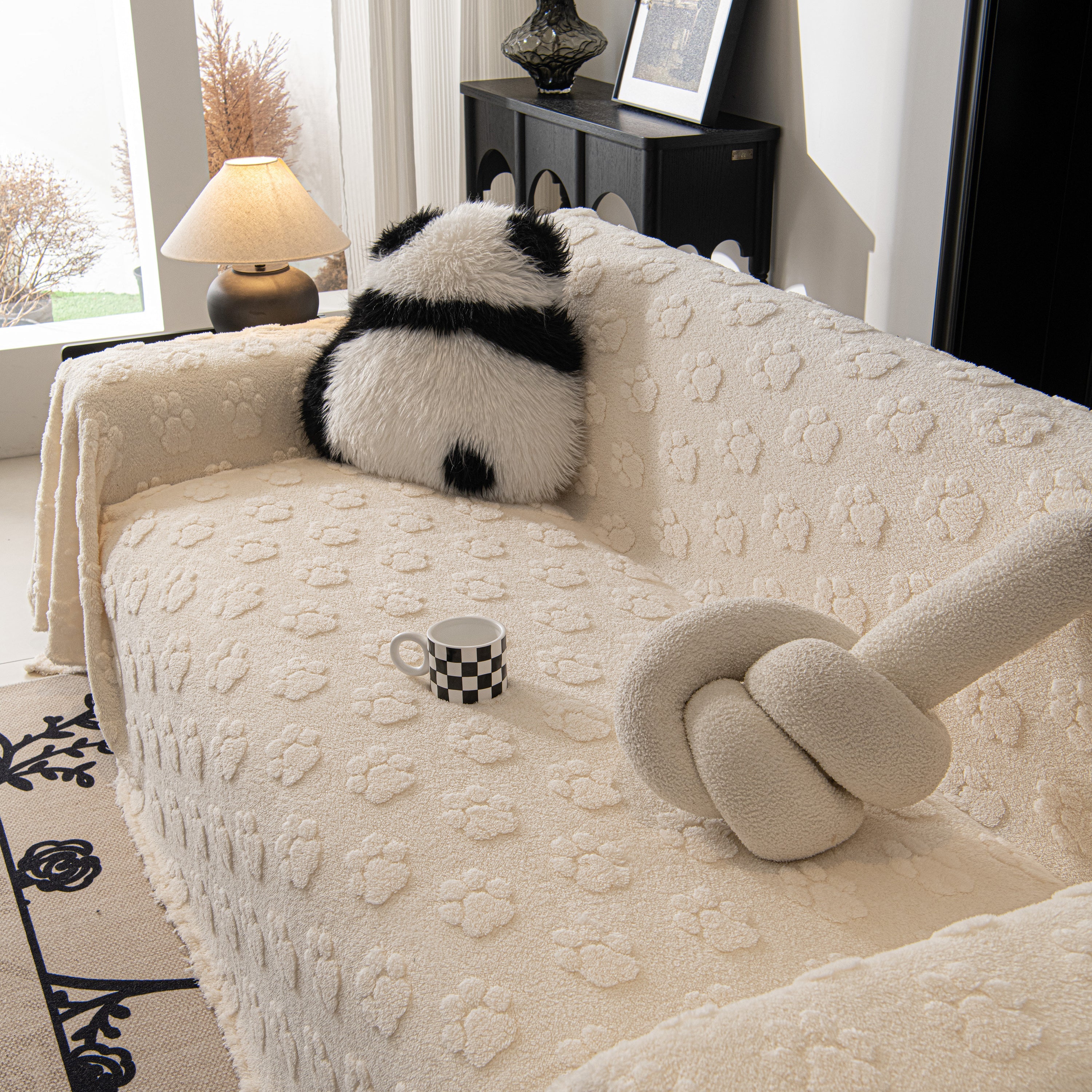 Plush Jacquard Blankets For The Sofa Soft Slipcover Sectional Cover Throws For Sofas