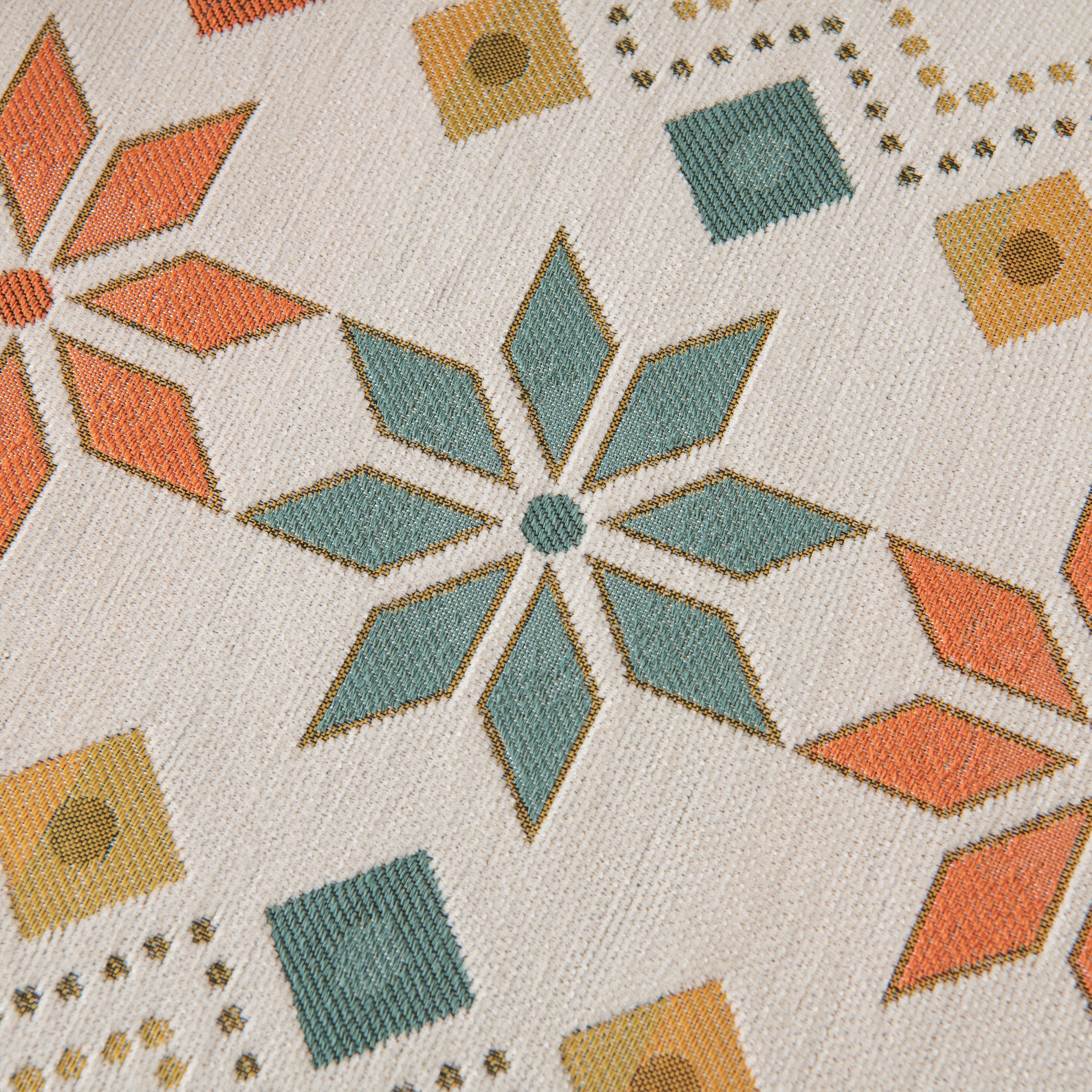 Bohemian Geometric Sofa Throw Cover, Cozy & Protective Ethnic-inspired Couch Cover
