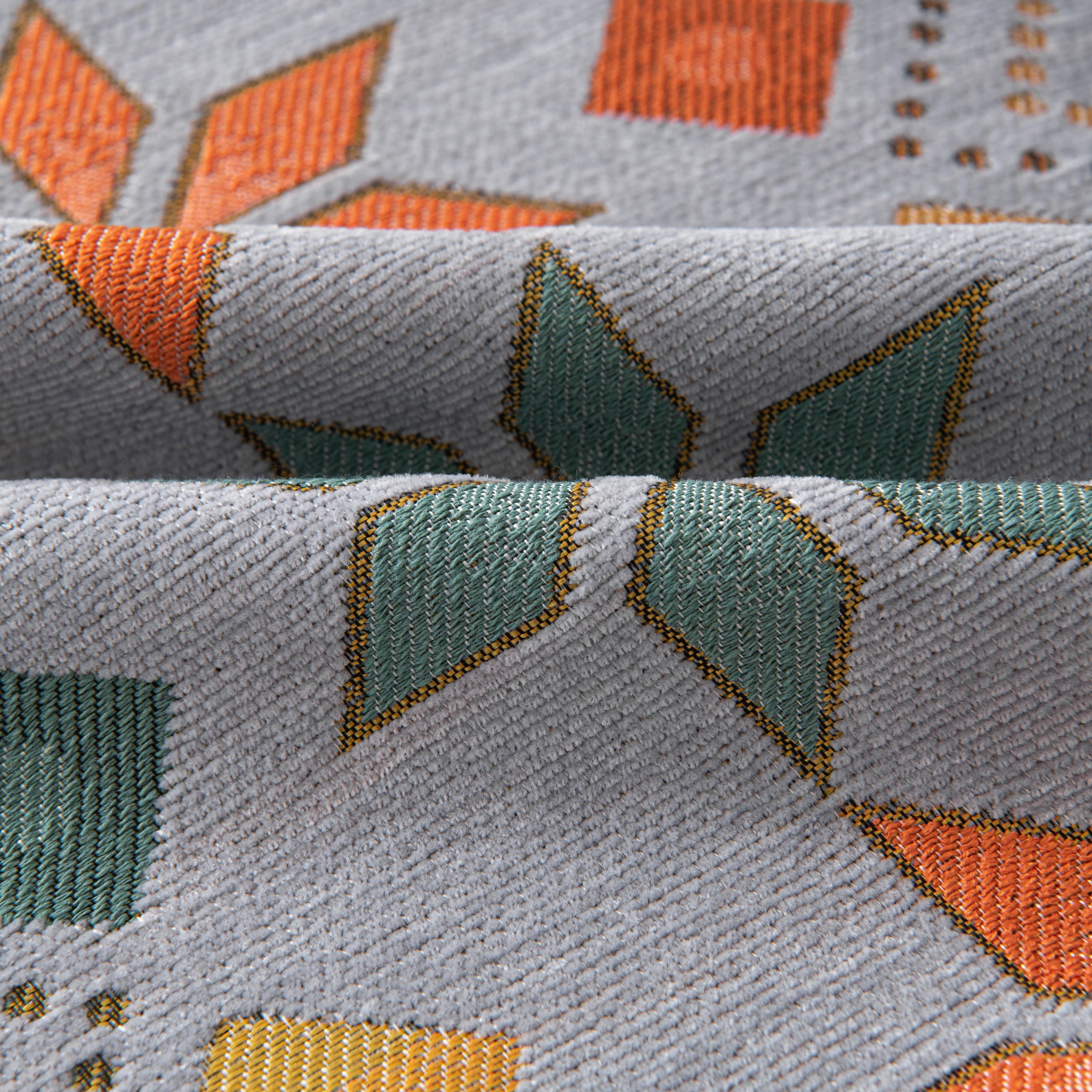 Bohemian Geometric Sofa Throw Cover, Cozy & Protective Ethnic-inspired Couch Cover