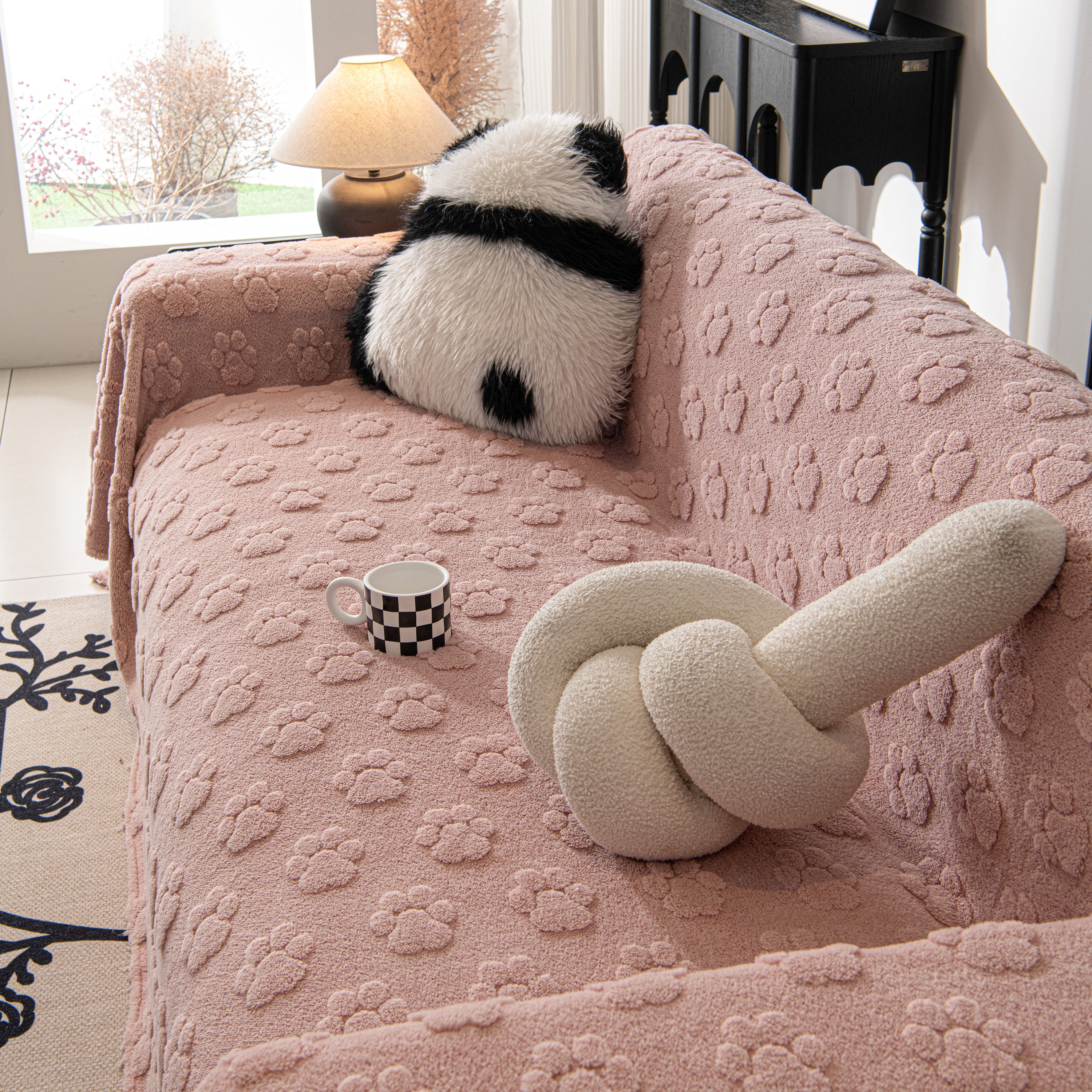 Plush Jacquard Blankets For The Sofa Soft Slipcover Sectional Cover Throws For Sofas