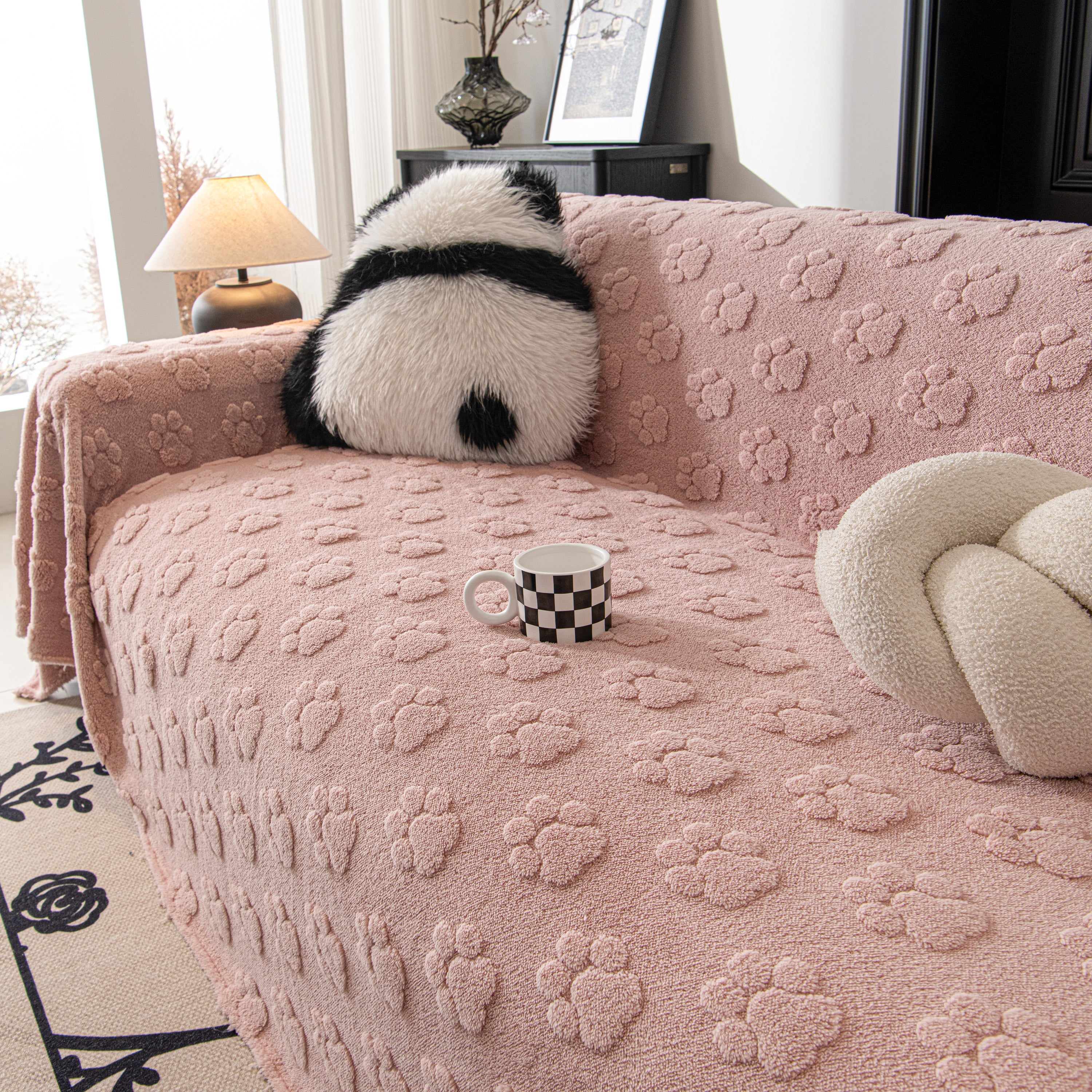 Plush Jacquard Blankets For The Sofa Soft Slipcover Sectional Cover Throws For Sofas