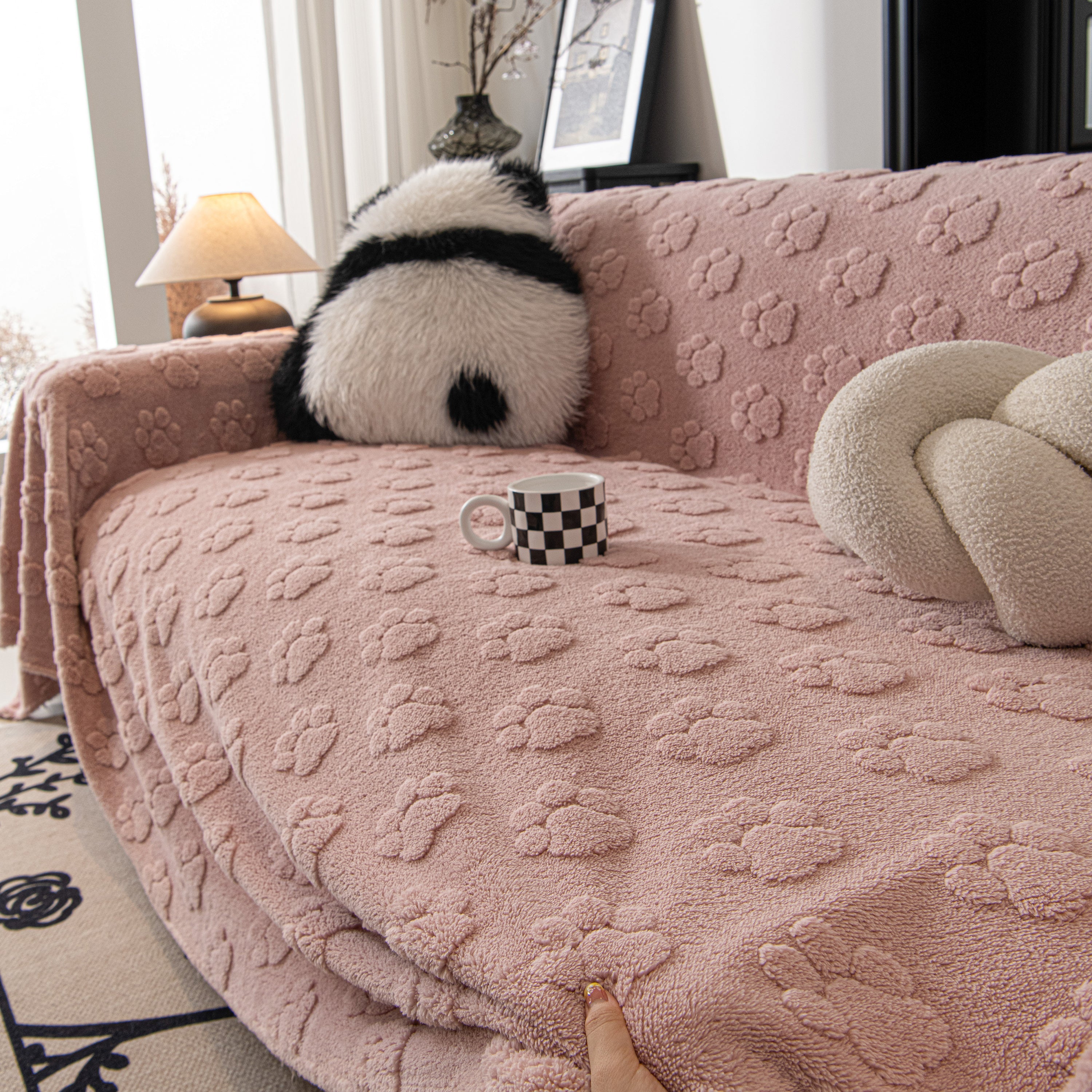 Plush Jacquard Blankets For The Sofa Soft Slipcover Sectional Cover Throws For Sofas