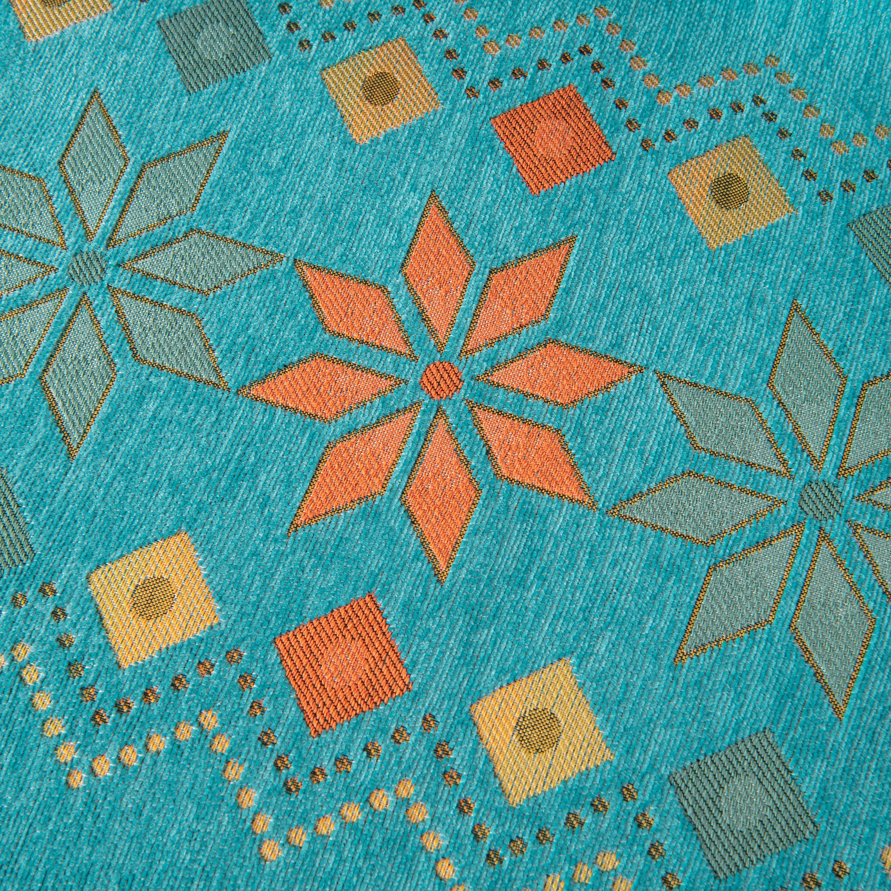 Bohemian Geometric Sofa Throw Cover, Cozy & Protective Ethnic-inspired Couch Cover