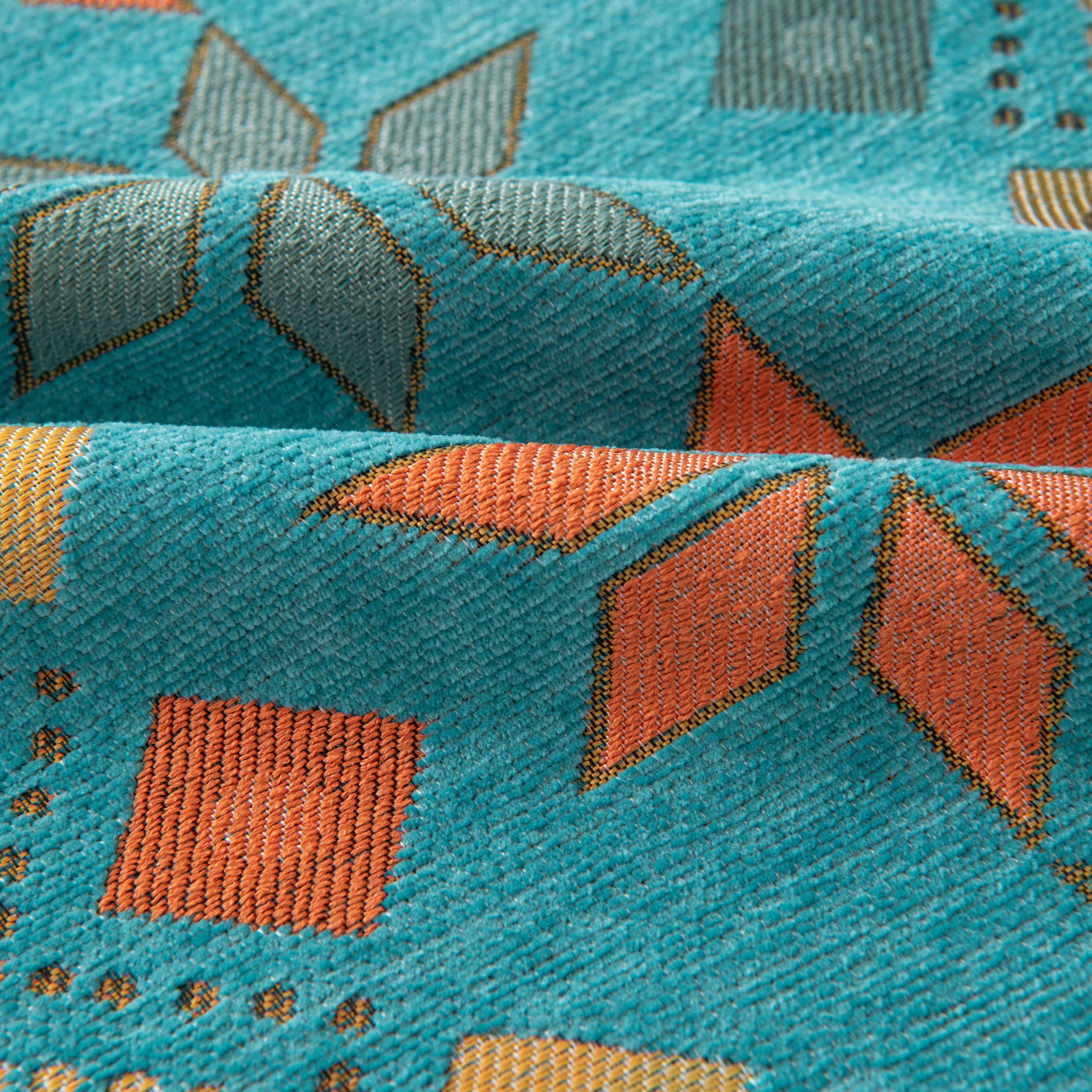 Bohemian Geometric Sofa Throw Cover, Cozy & Protective Ethnic-inspired Couch Cover