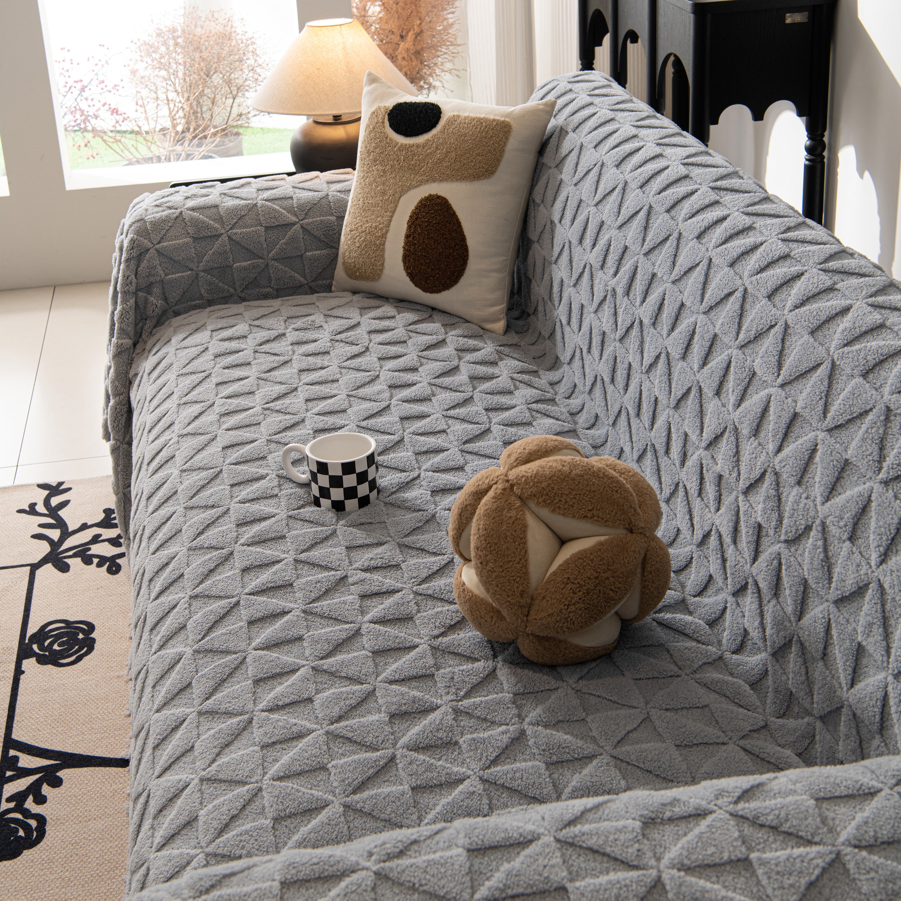 Plush Soft Couch Cover For Sofa And Furniture Lightweight Throw Blankets For Sectional Couch