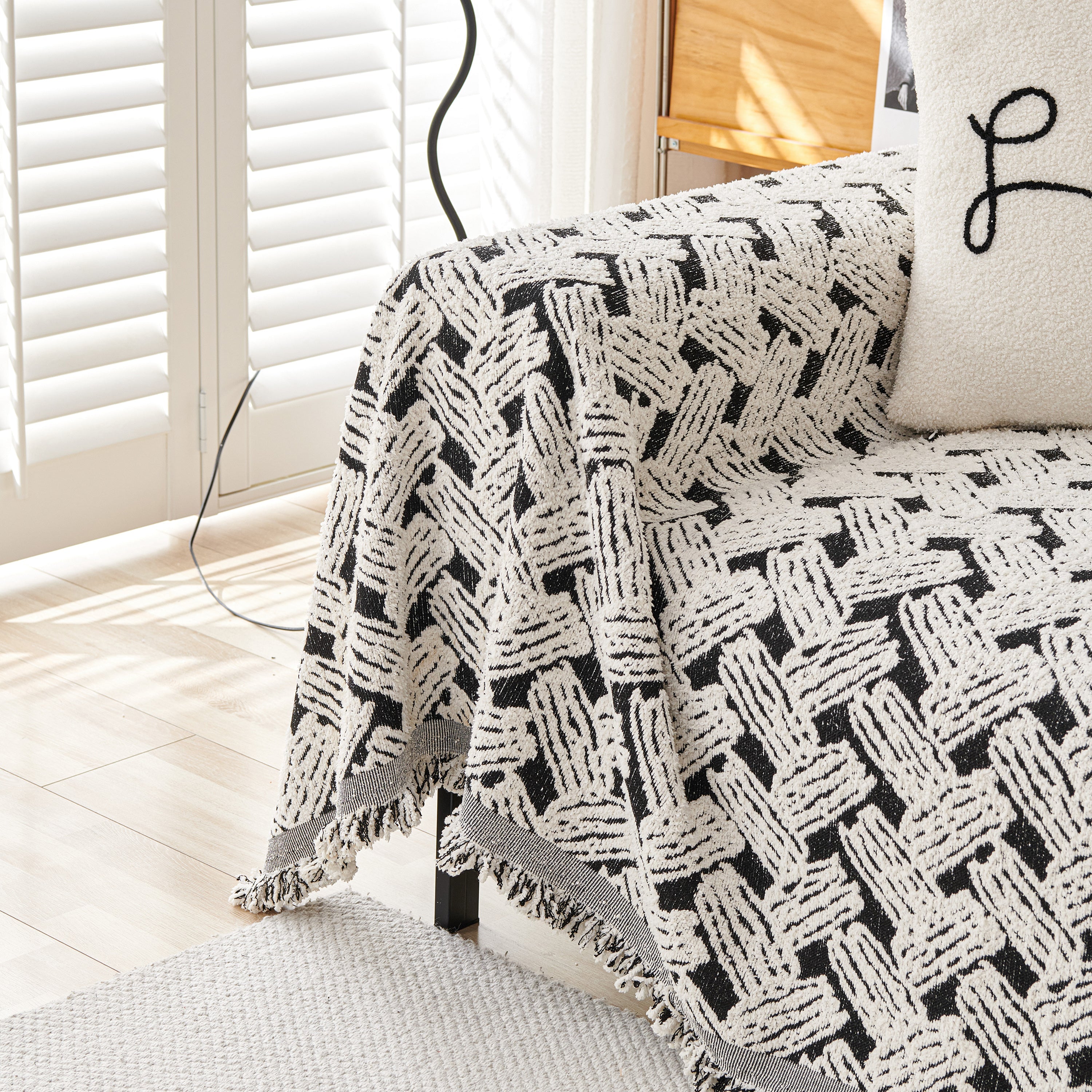 Oversized Reversible Couch Covers Sheet Blanket, L-shape U-shaped Sectional Protector For Cats Dogs