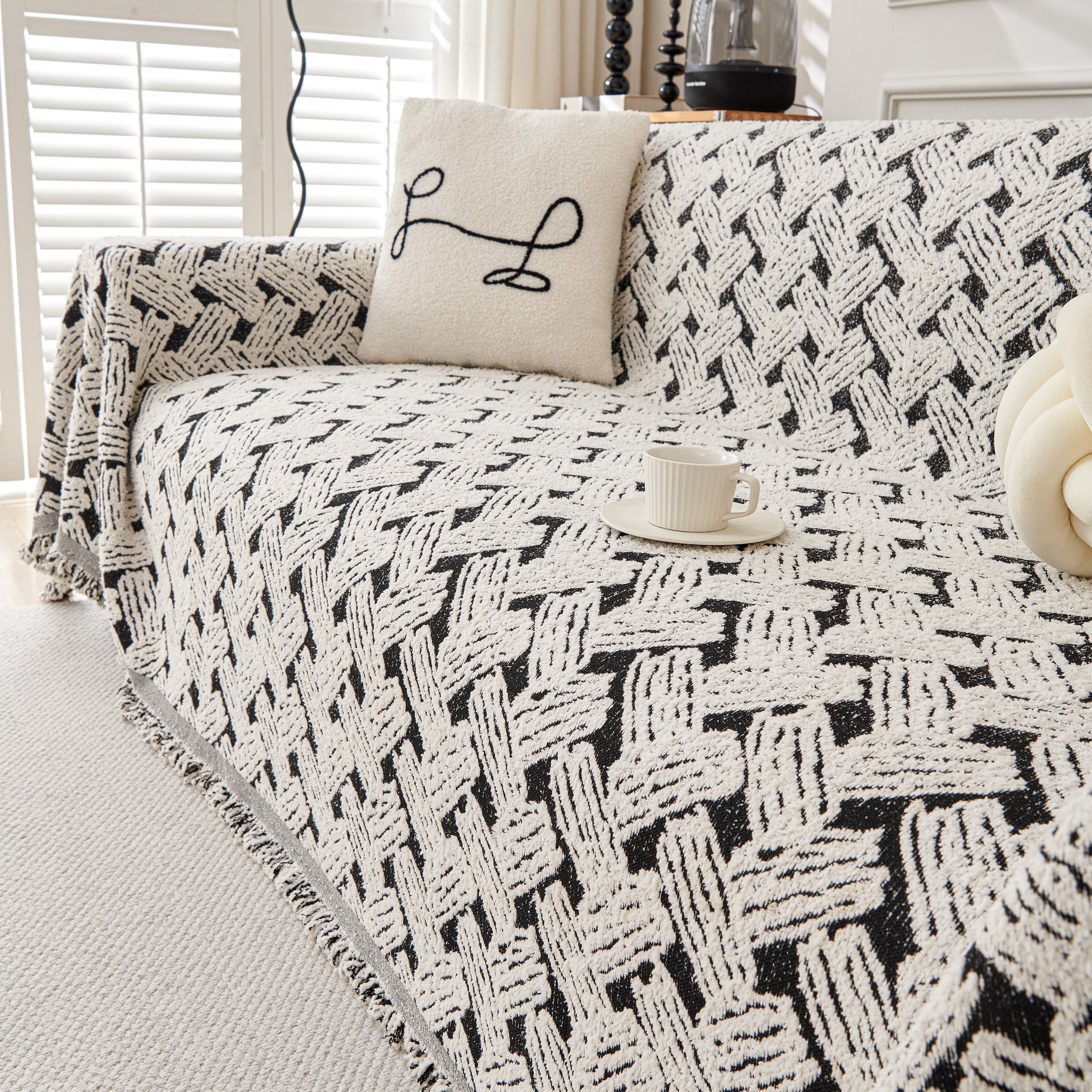 Oversized Reversible Couch Covers Sheet Blanket, L-shape U-shaped Sectional Protector For Cats Dogs