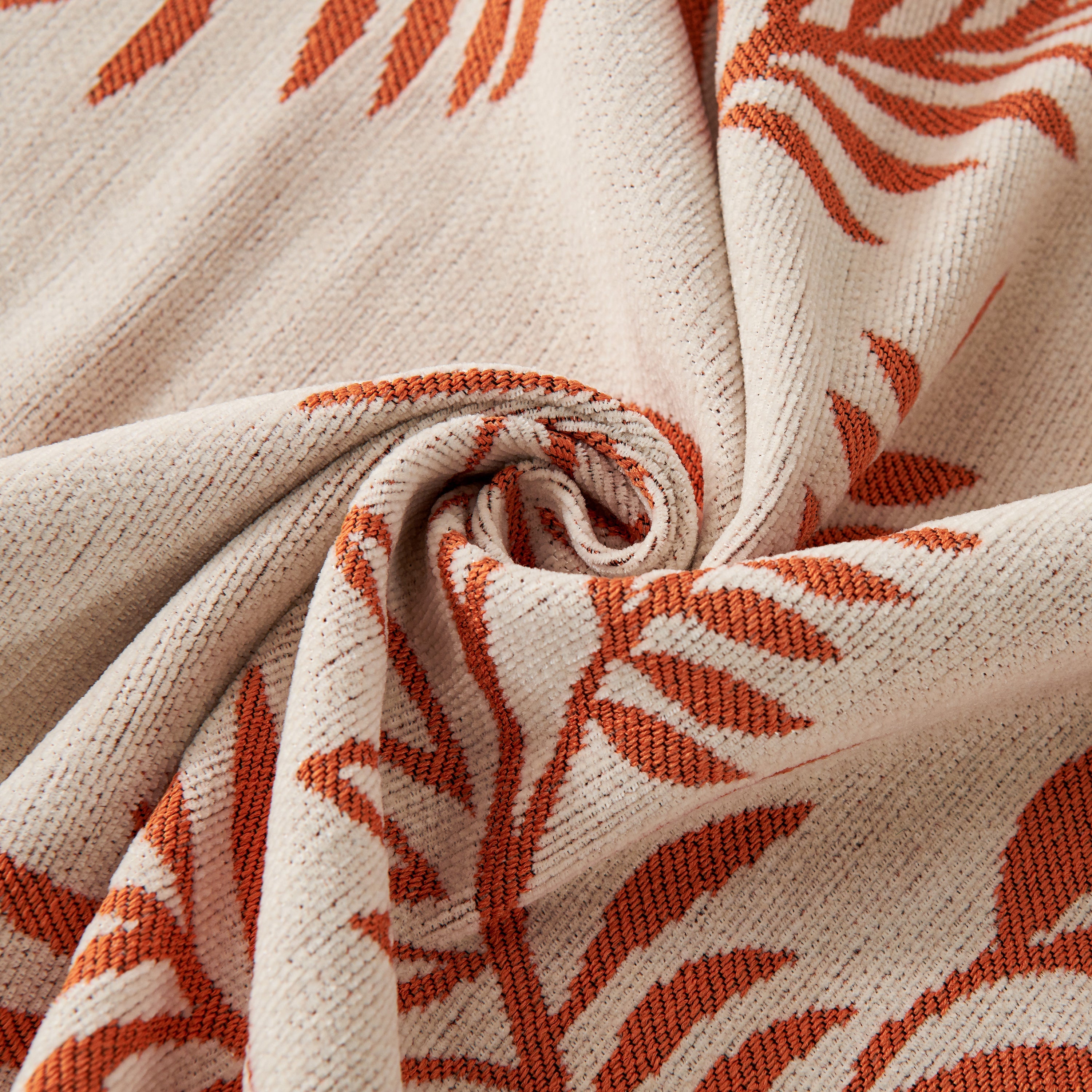 Modern Minimalist Chenille Willow Leaf Pattern Couch Cover Blanket, Luxurious Blankets For The Sofa