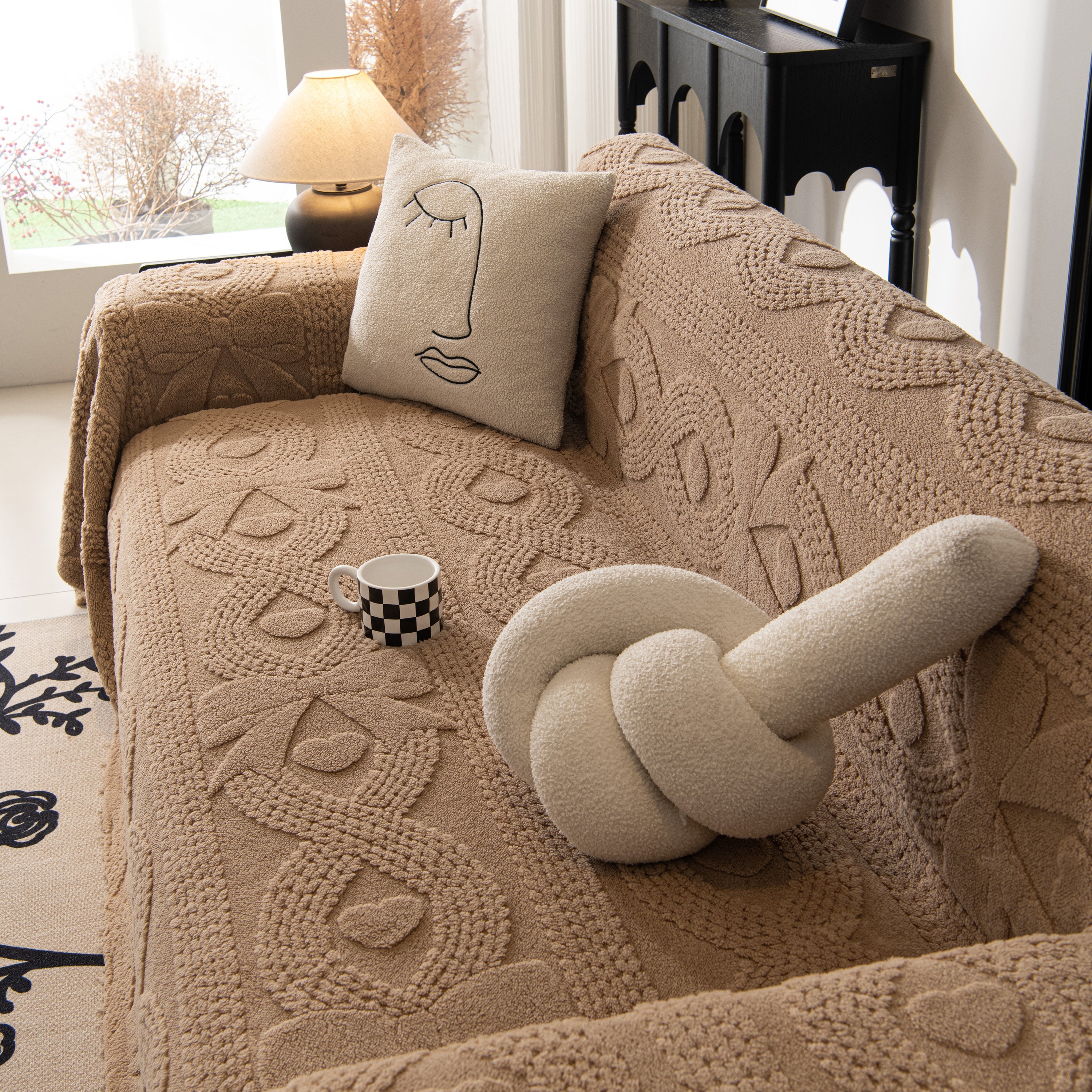 Soft Plush Fleece Throw Blanket For Couch Solid Cute Warm Couch Cover Blanket For Winter