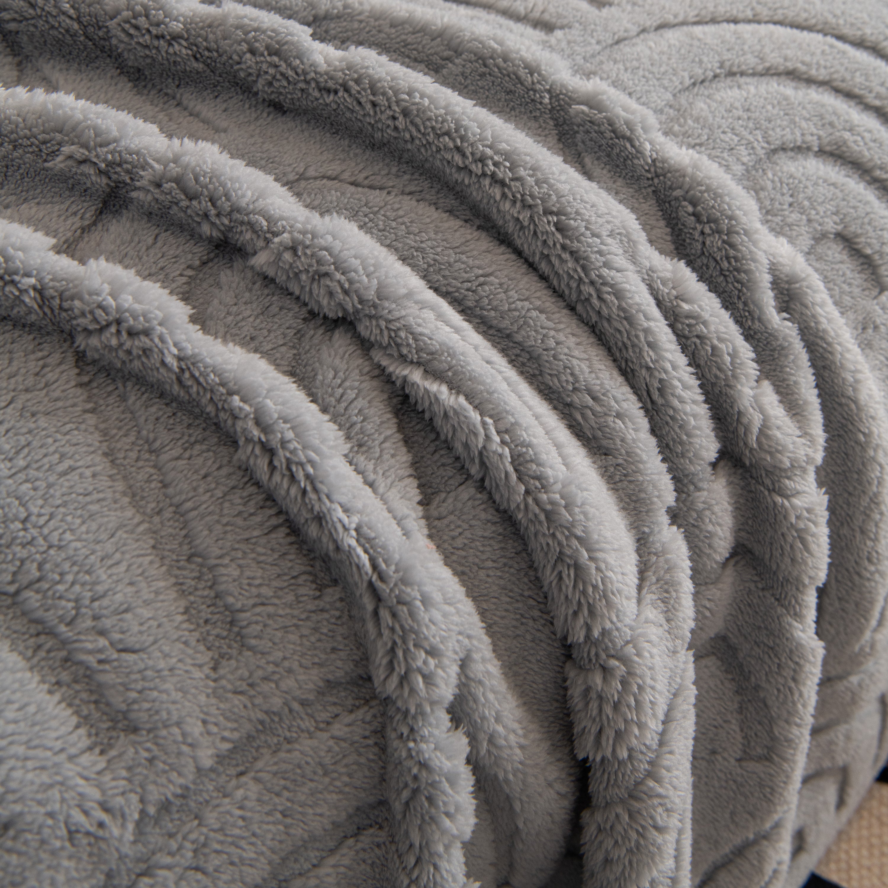 Plush Warm Decor Couch Cover Soft Jacquard Fleece Throw Blankets For Bed Couch Sofa Chair