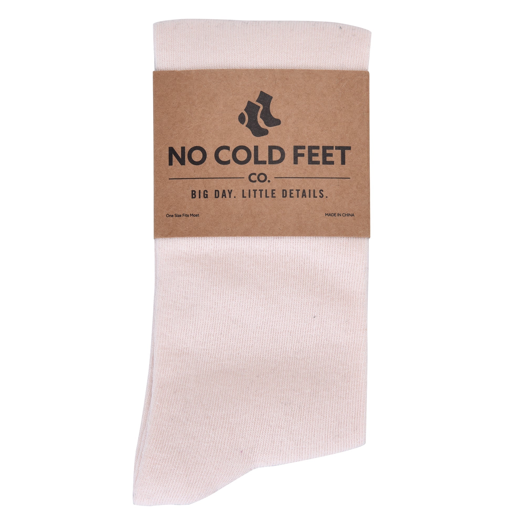 Solid Pale Pink Socks