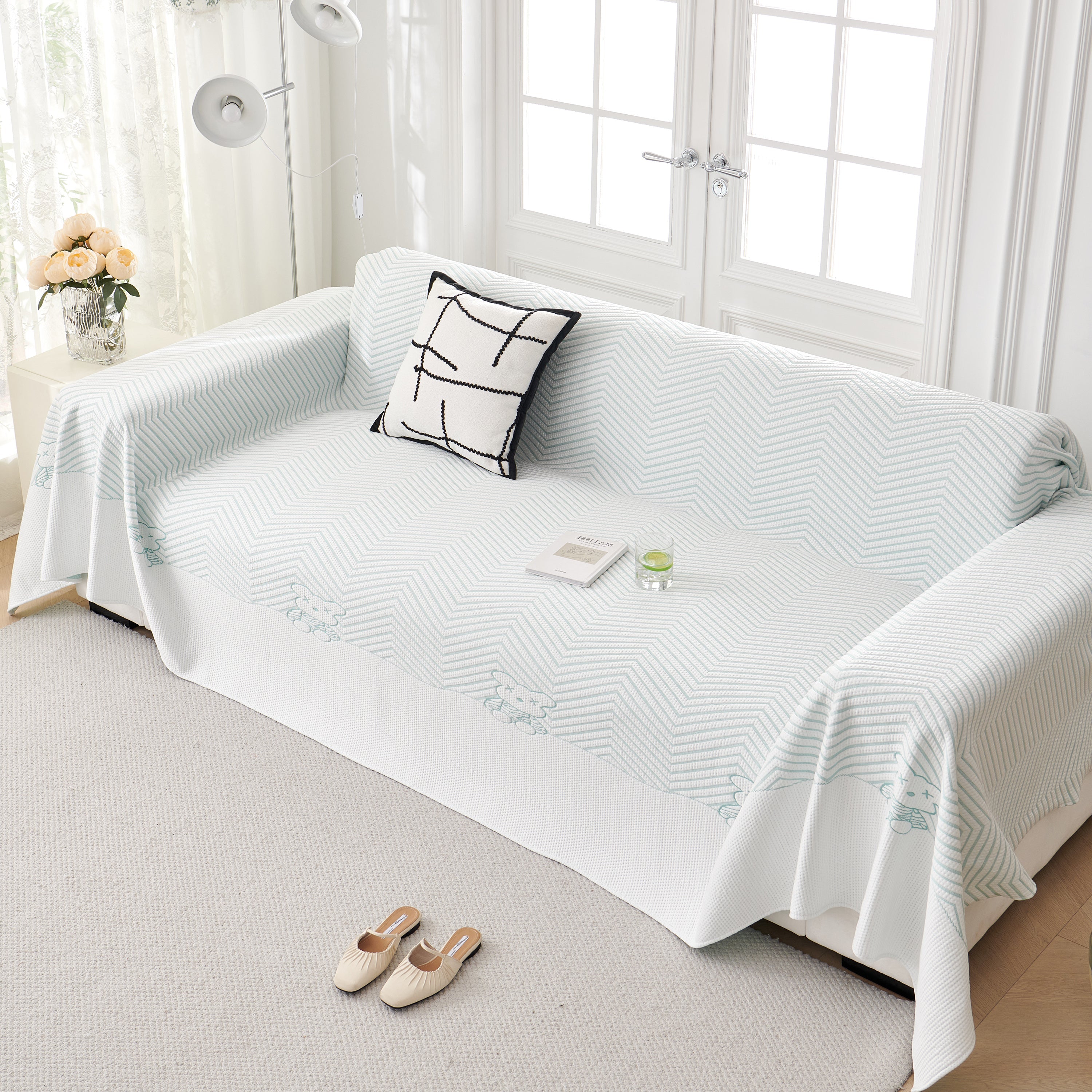 Cool Summer Blanket For Couches Soft Comfy Lightweight Cooling Sofa Blankets Cover