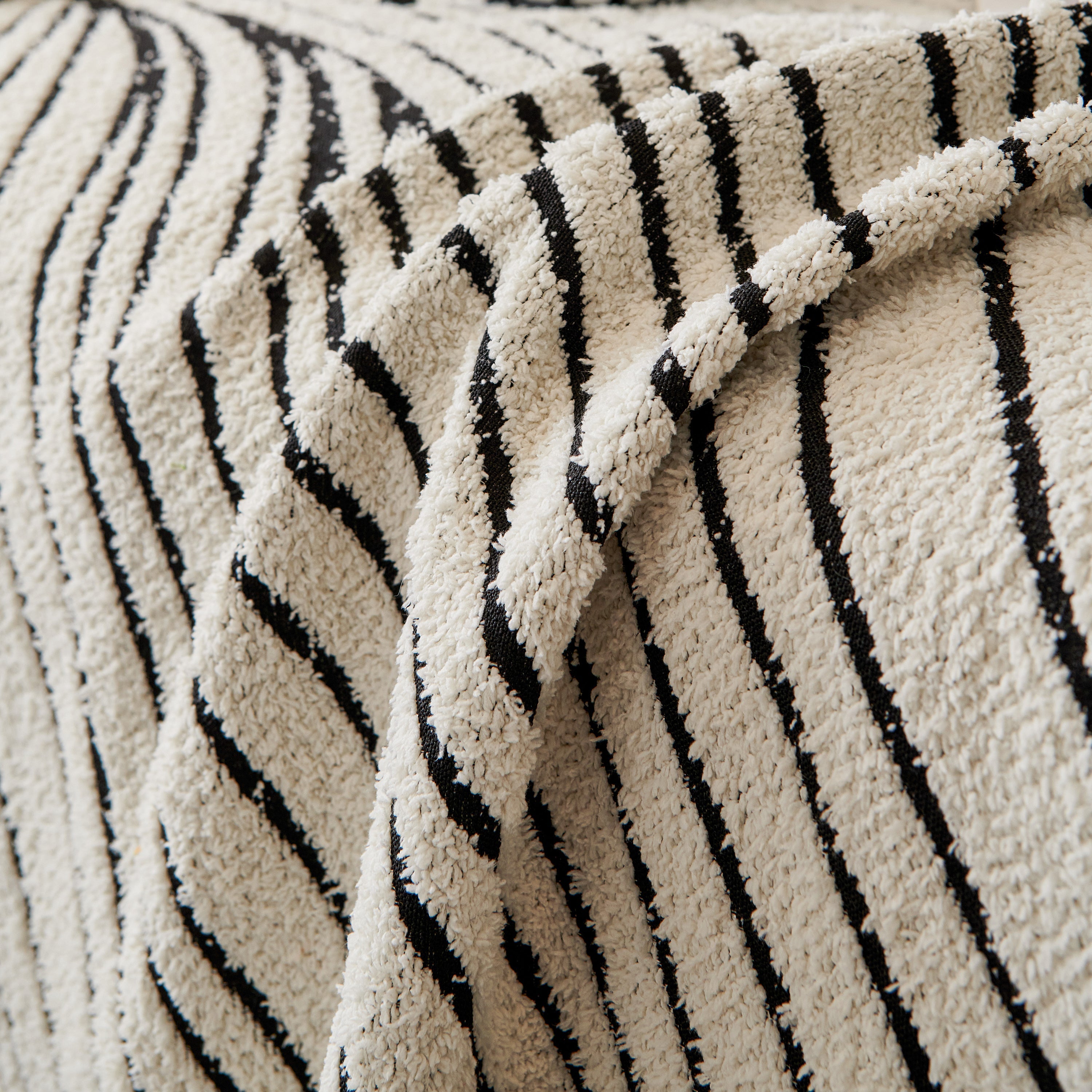 Cozy Striped Sofa Throw Blanket L Shaped Sectional Couch Covers Luxury Throws For Sofas