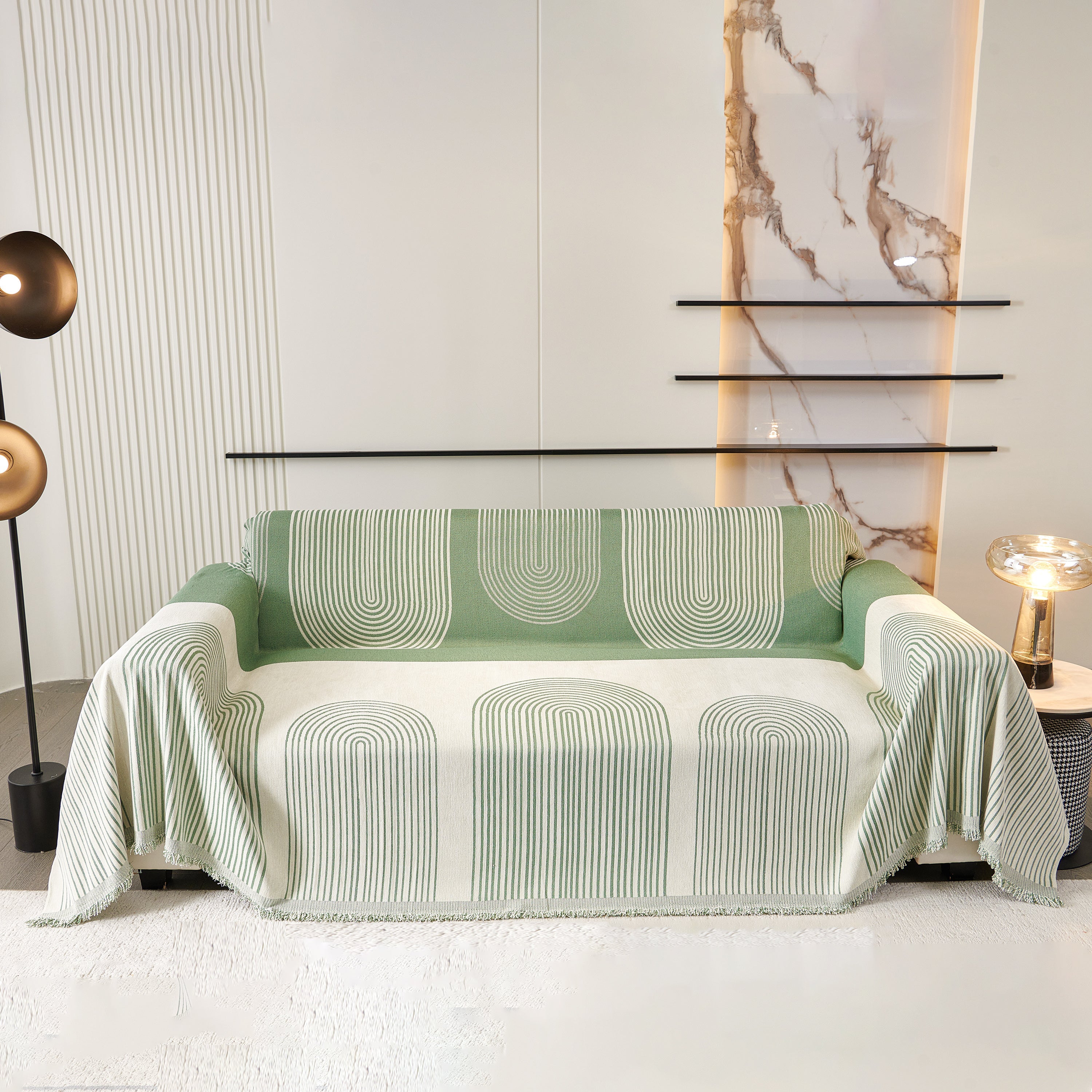 Oversized Sofa Throw Blanket, Couch Protector Throw For Stylish Home Protection