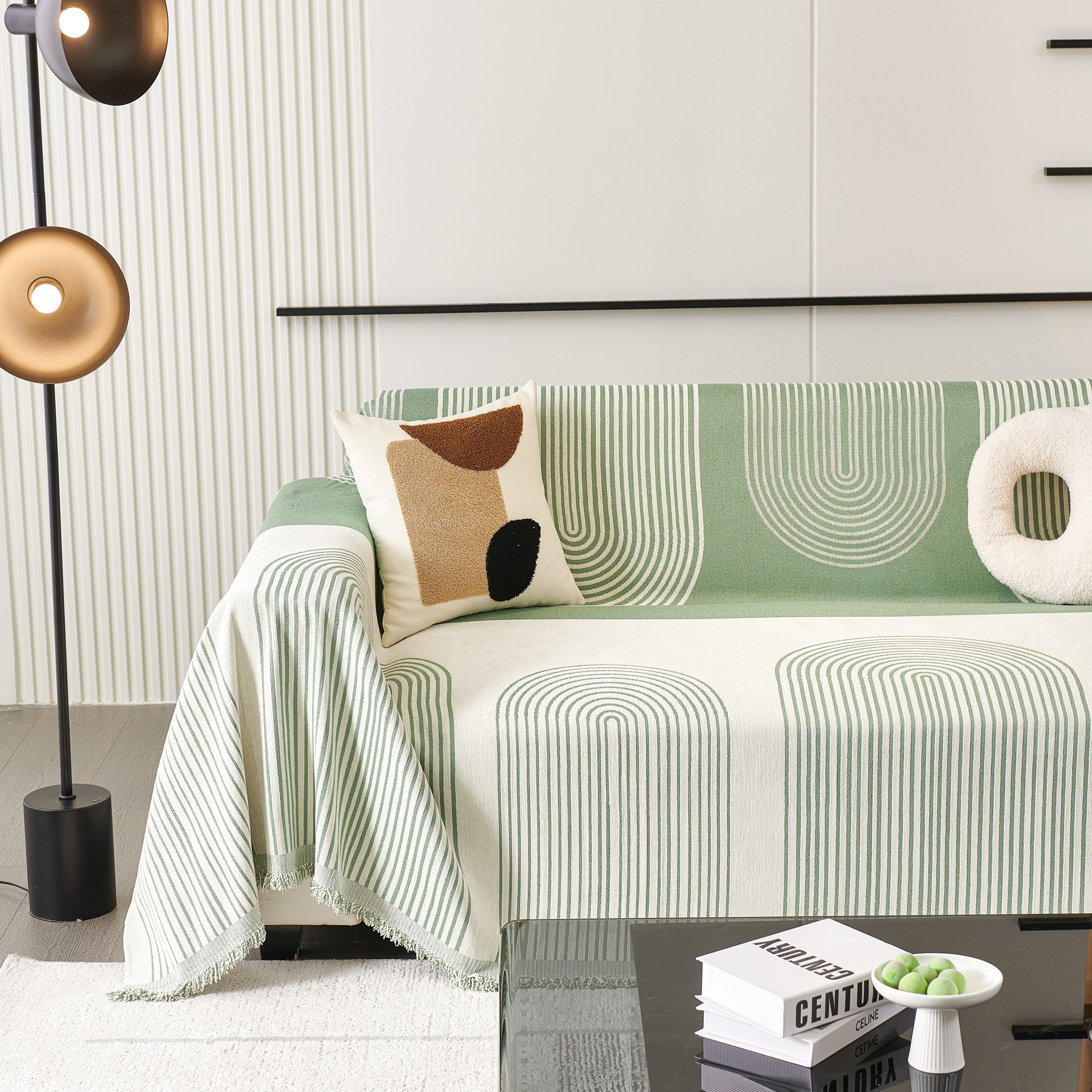 Oversized Sofa Throw Blanket, Couch Protector Throw For Stylish Home Protection