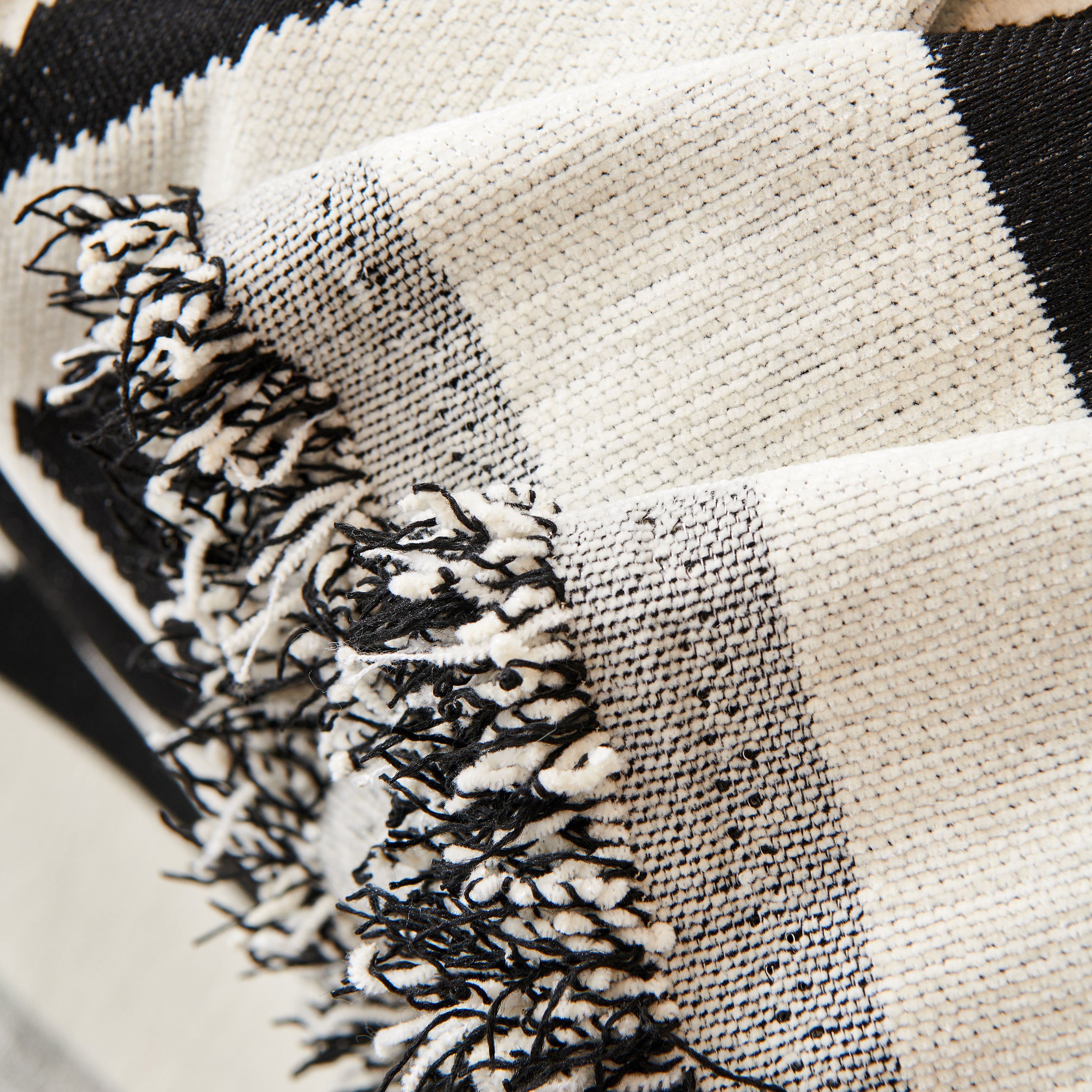Chenille Geometric Sofa Throw Blanket, Boho Washable Furniture Throw Covers For Sofa