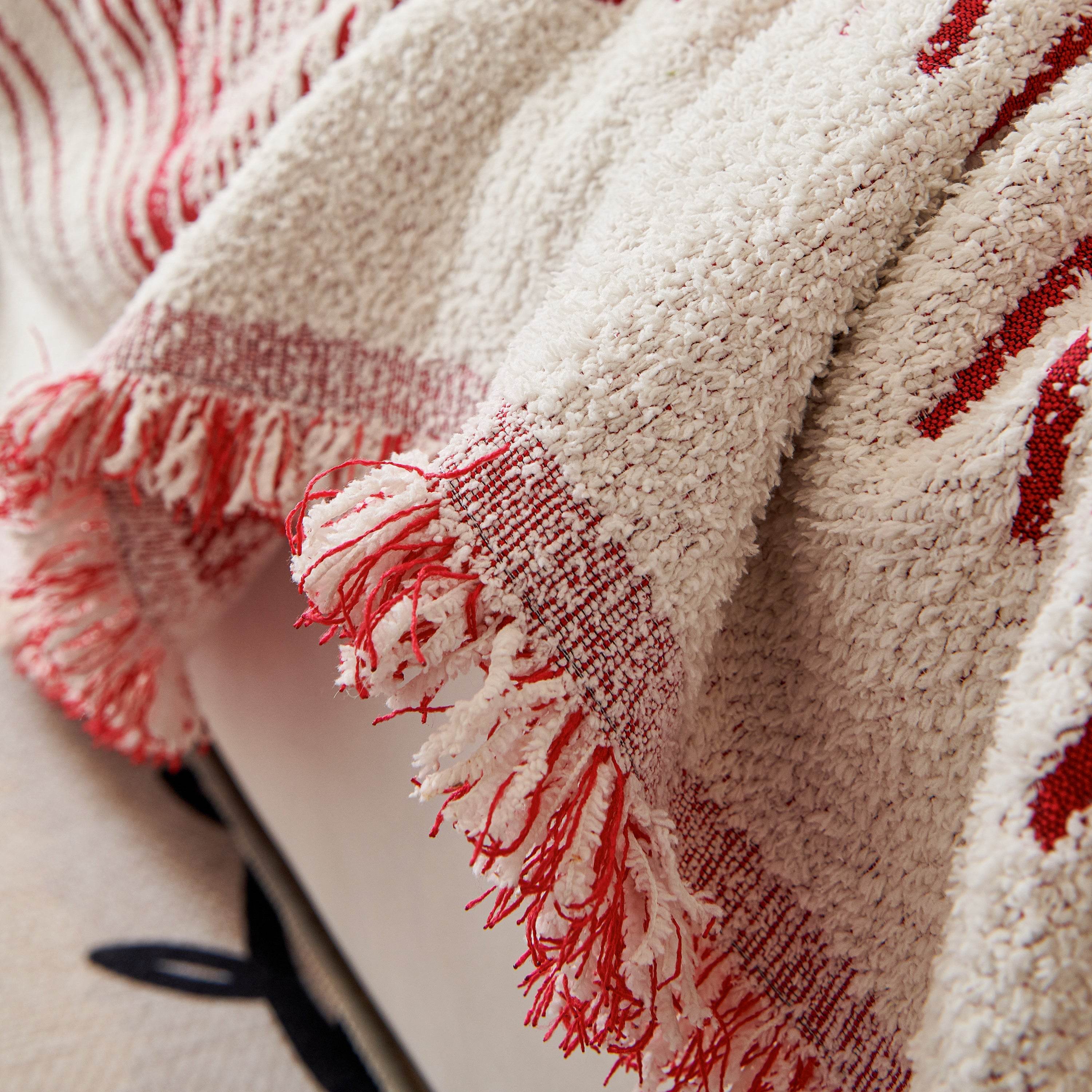 Cozy Striped Sofa Throw Blanket L Shaped Sectional Couch Covers Luxury Throws For Sofas