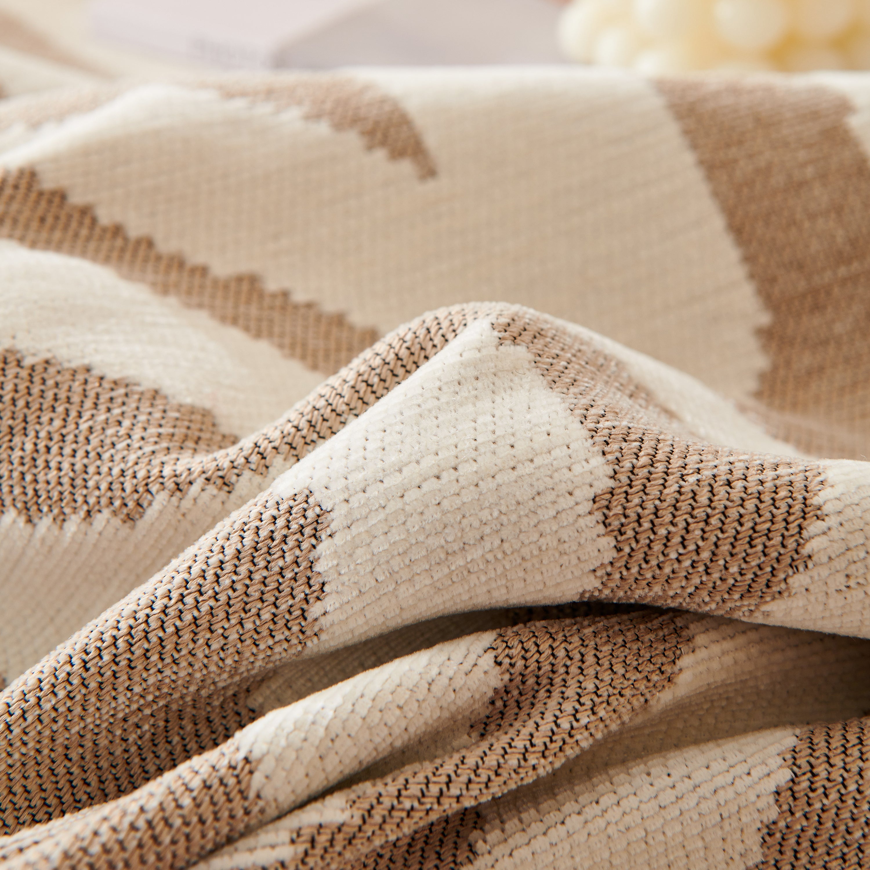 Chenille Geometric Sofa Throw Blanket, Boho Washable Furniture Throw Covers For Sofa