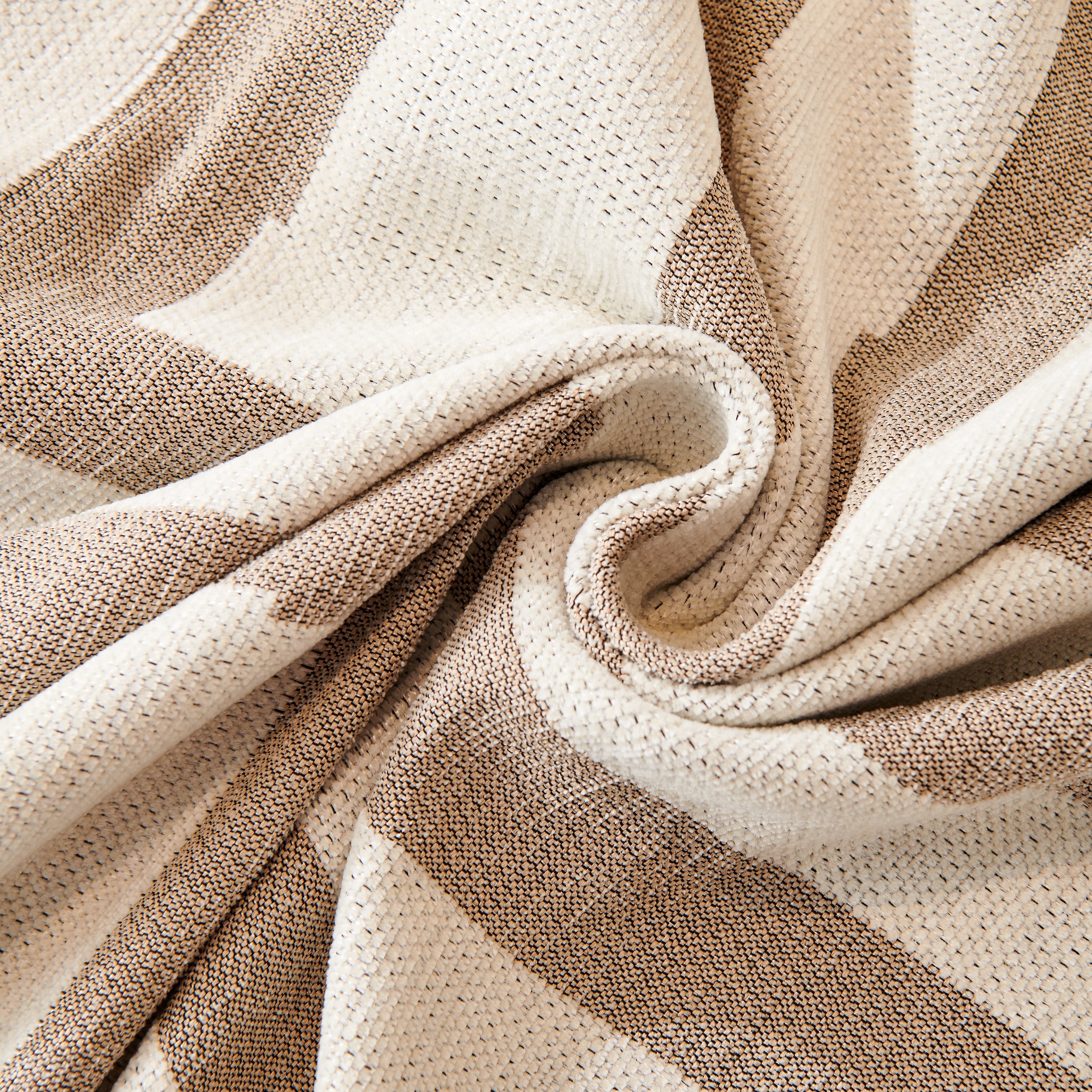 Chenille Geometric Sofa Throw Blanket, Boho Washable Furniture Throw Covers For Sofa