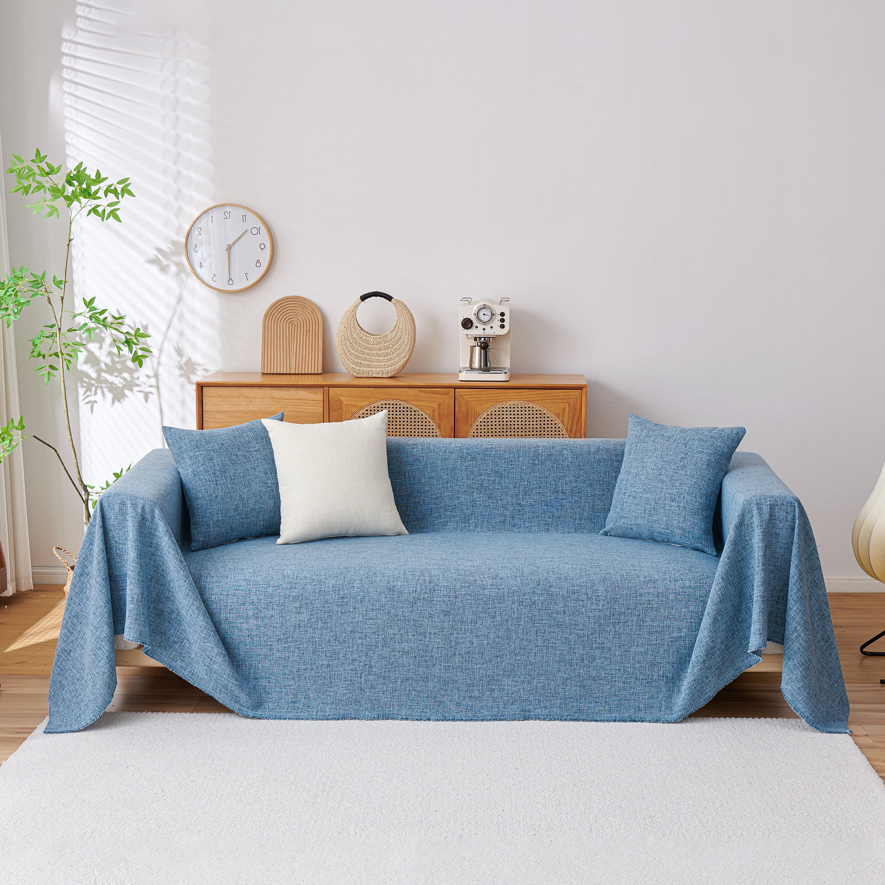 Sofa Slipcovers Cotton Sheet Blanket, Furniture Decor Pet Protector Stylish Throws For Sectional Couch