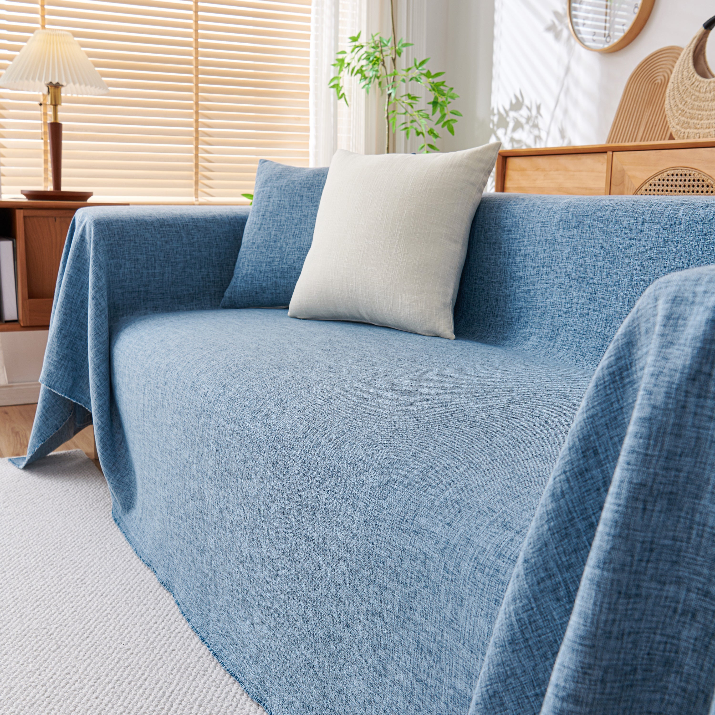 Sofa Slipcovers Cotton Sheet Blanket, Furniture Decor Pet Protector Stylish Throws For Sectional Couch