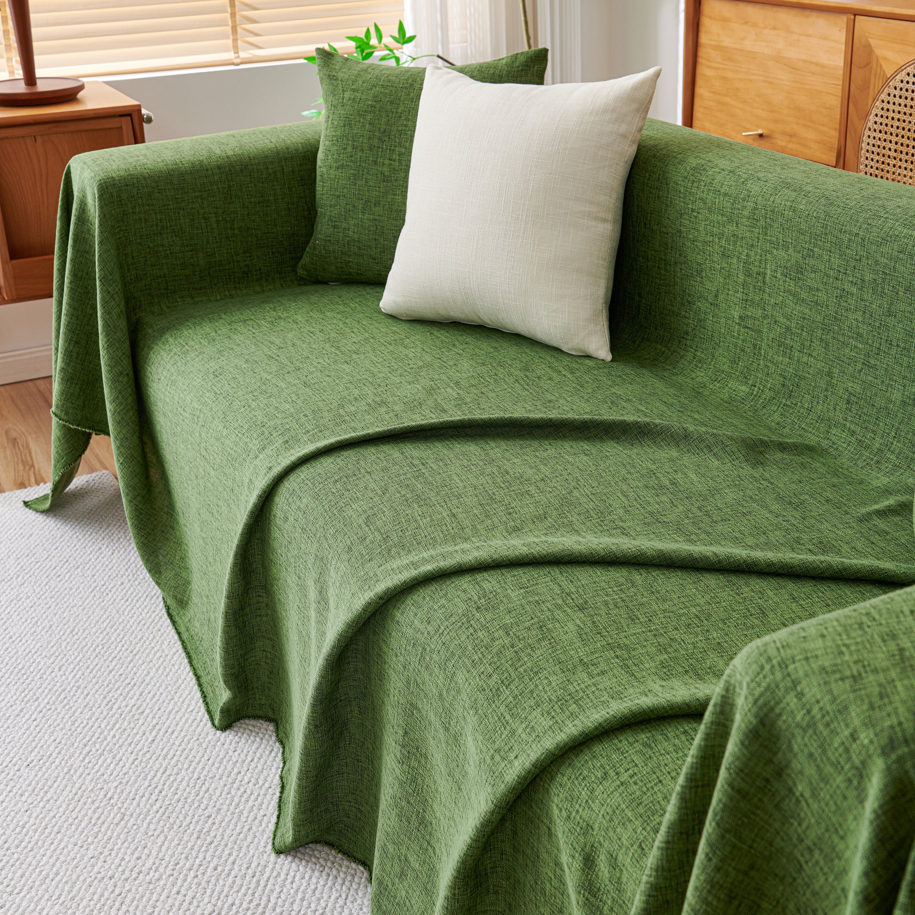 Sofa Slipcovers Cotton Sheet Blanket, Furniture Decor Pet Protector Stylish Throws For Sectional Couch