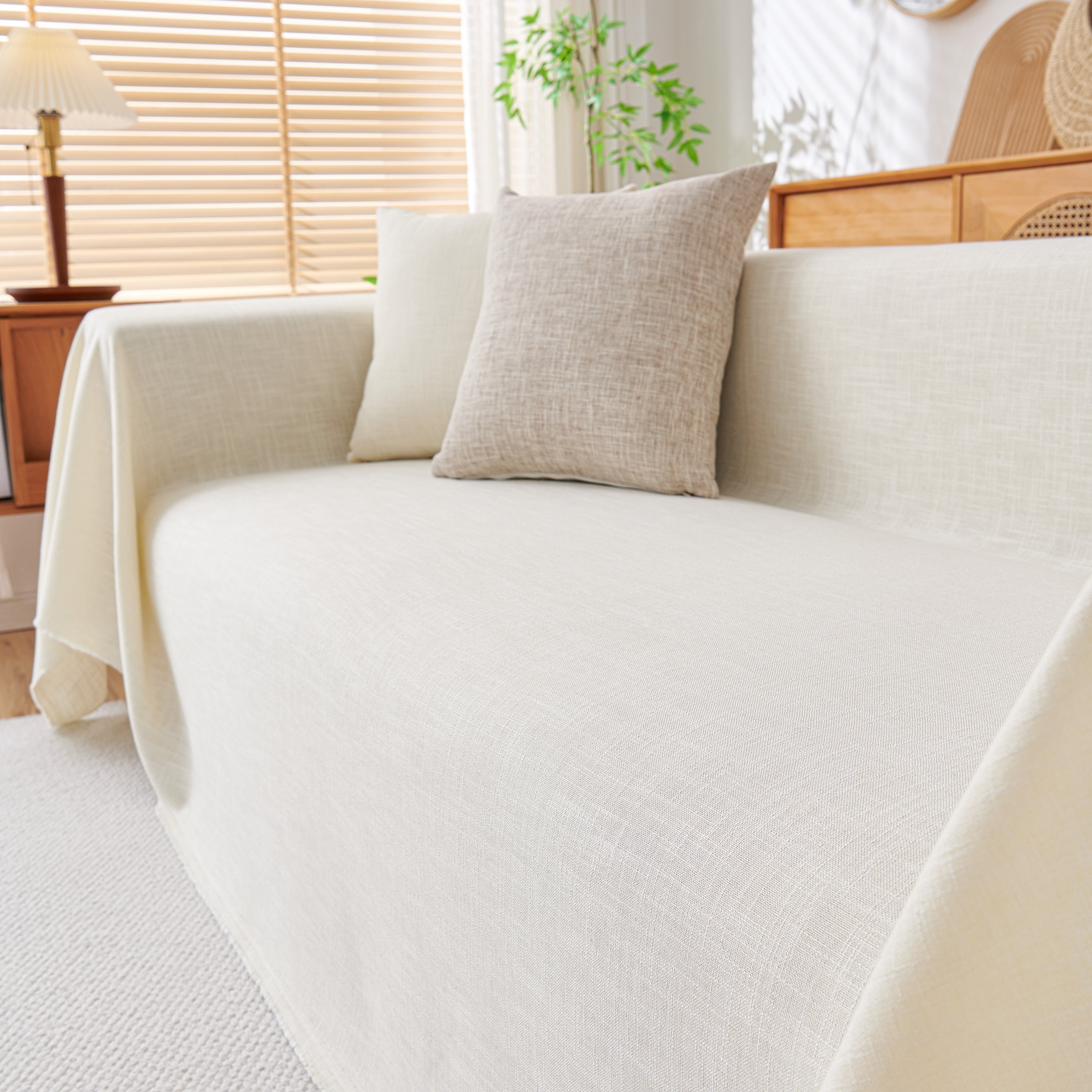 Sofa Slipcovers Cotton Sheet Blanket, Furniture Decor Pet Protector Stylish Throws For Sectional Couch