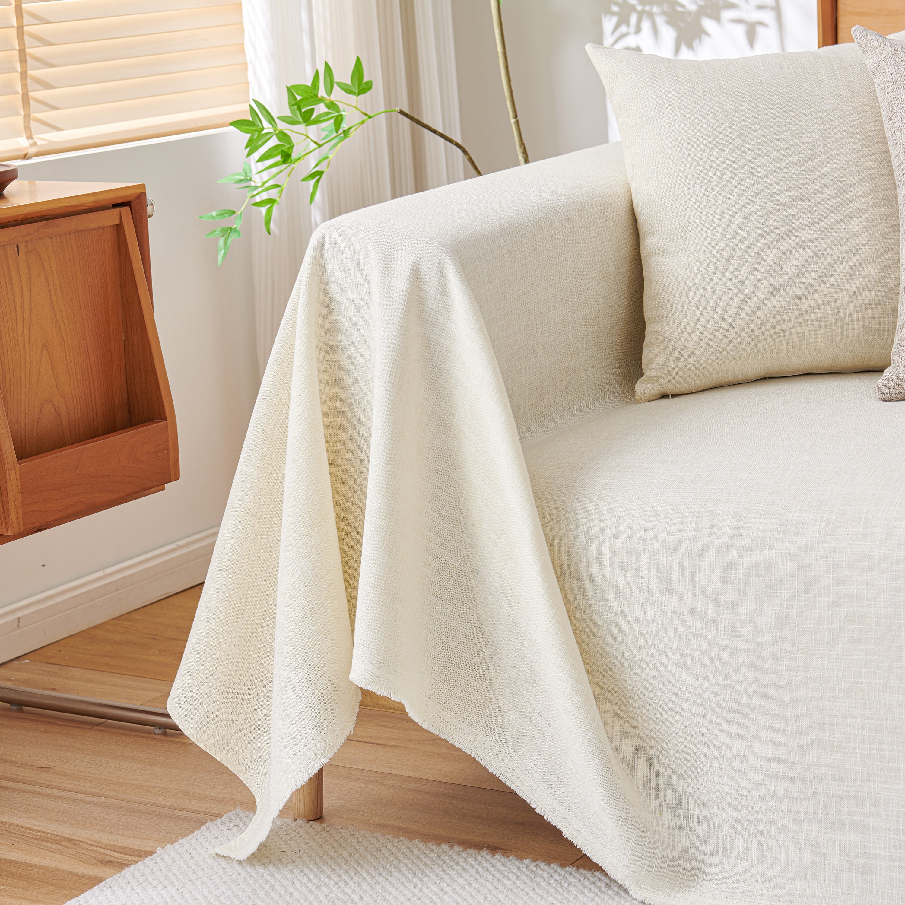 Sofa Slipcovers Cotton Sheet Blanket, Furniture Decor Pet Protector Stylish Throws For Sectional Couch