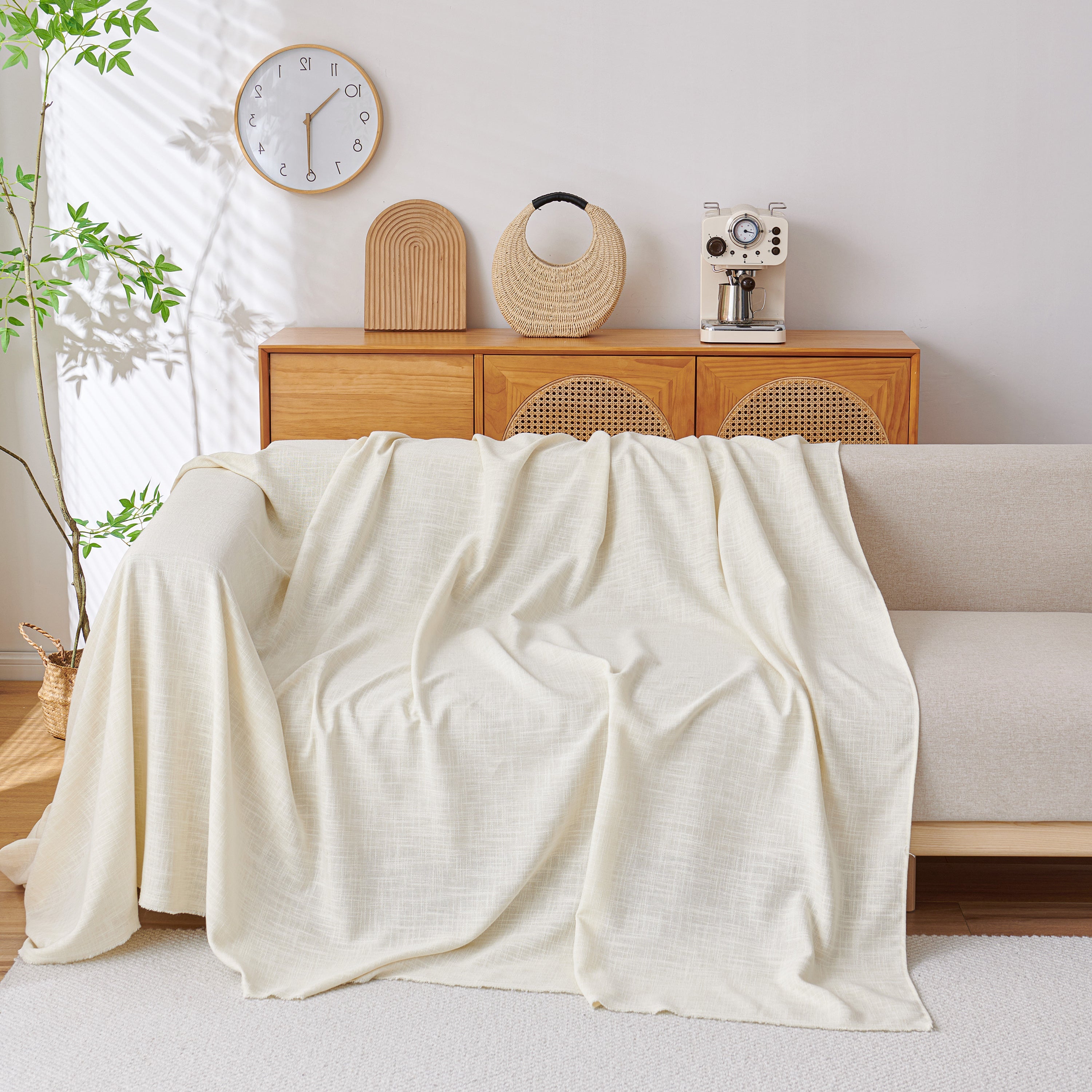 Sofa Slipcovers Cotton Sheet Blanket, Furniture Decor Pet Protector Stylish Throws For Sectional Couch