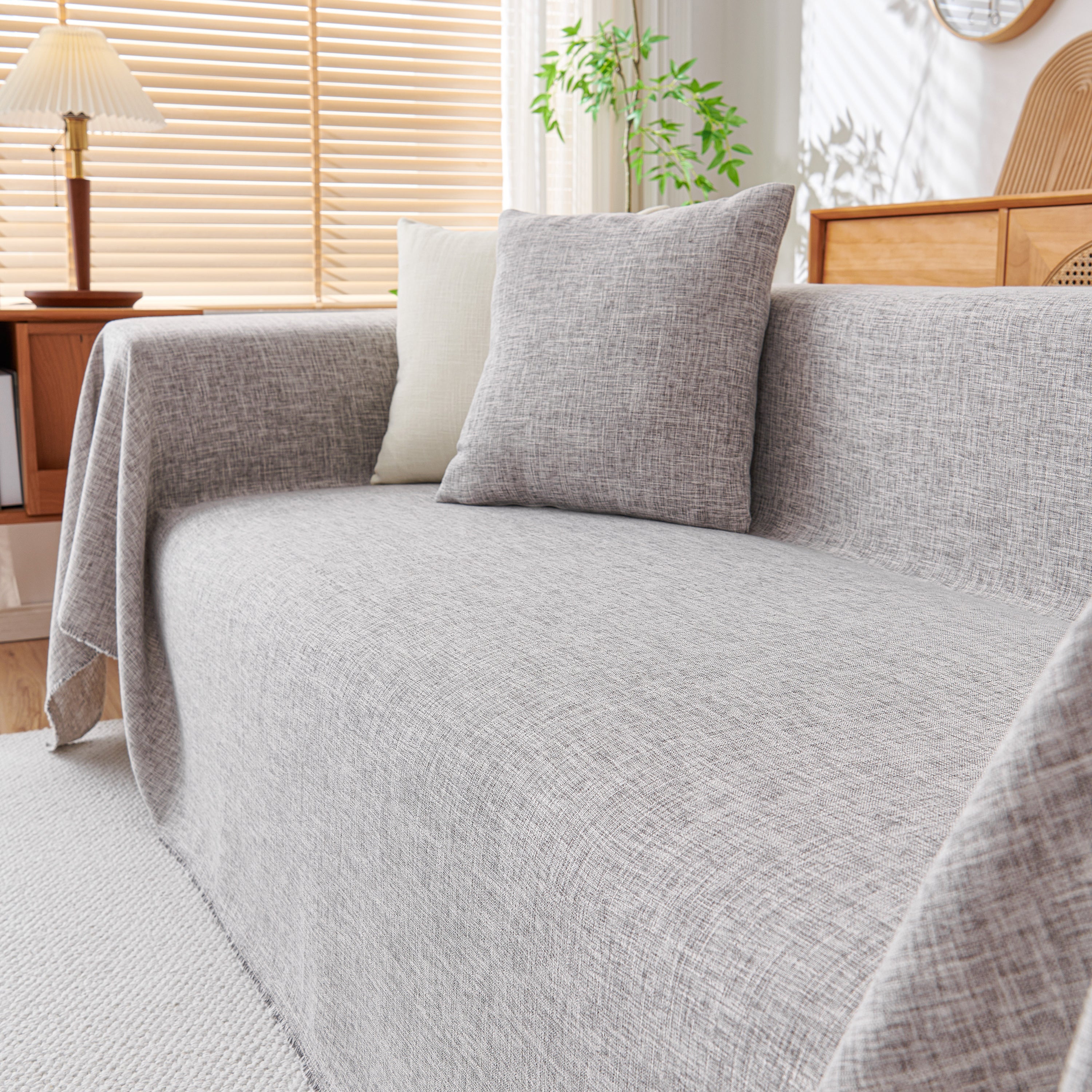 Sofa Slipcovers Cotton Sheet Blanket, Furniture Decor Pet Protector Stylish Throws For Sectional Couch